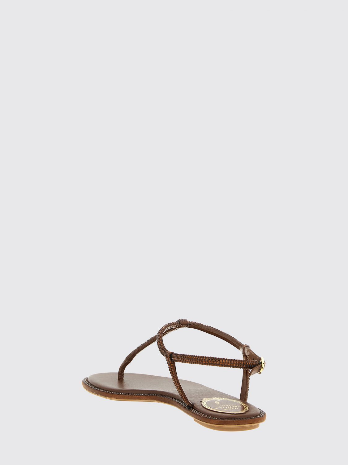 Rene Caovilla Rene Caovilla Heeled Sandal Woman Brown Size US 11 / IT 41 - 3 Thumbnail