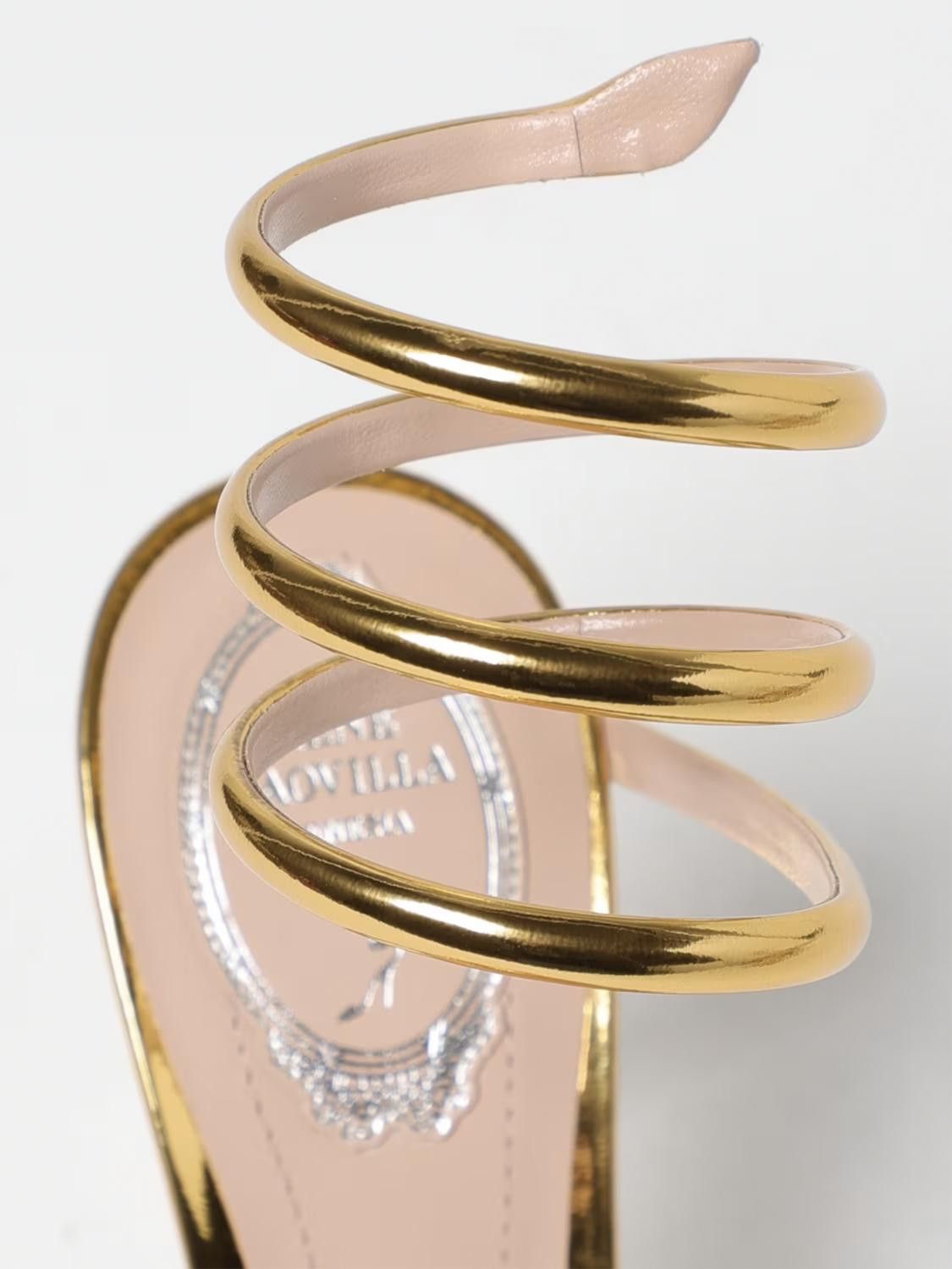 Rene Caovilla Rene Caovilla Heeled Sandal Woman Gold Size US 6.5 / IT 36.5 - 4 Thumbnail