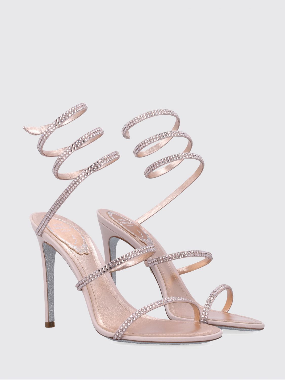 Rene Caovilla Rene Caovilla Heeled Sandal Woman Pink Size US 8 / IT 38 - 2 Thumbnail