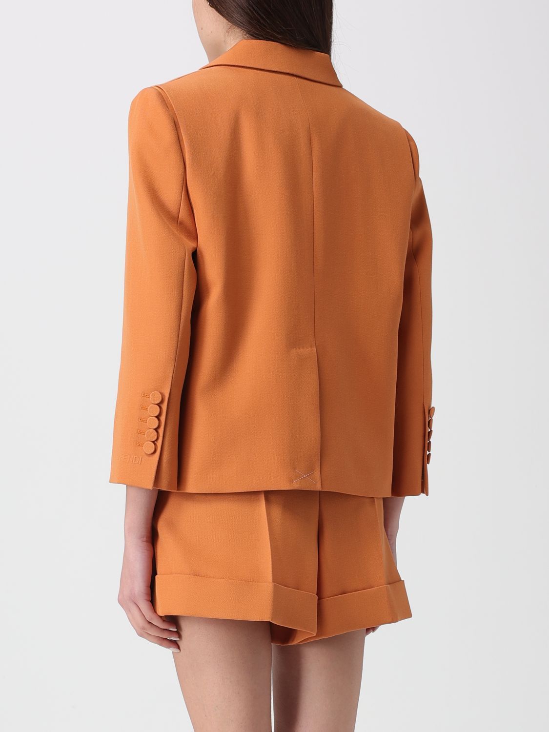 Fendi Fendi Jacket Woman Orange Size M / US 6-8 / IT 42-44 - 2 Thumbnail