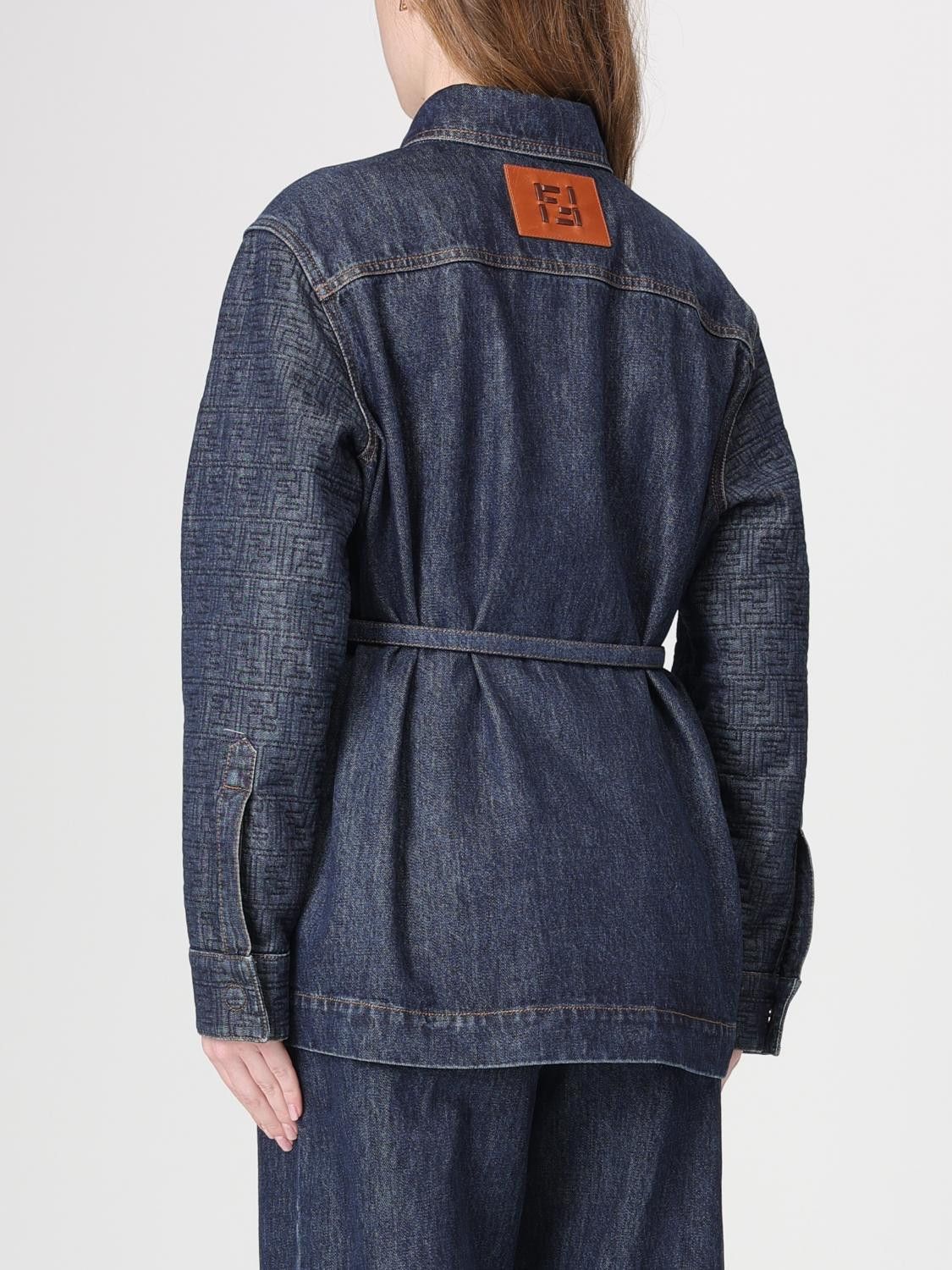 Fendi Fendi Jacket Woman Blue Size S / US 4 / IT 40 - 3 Thumbnail