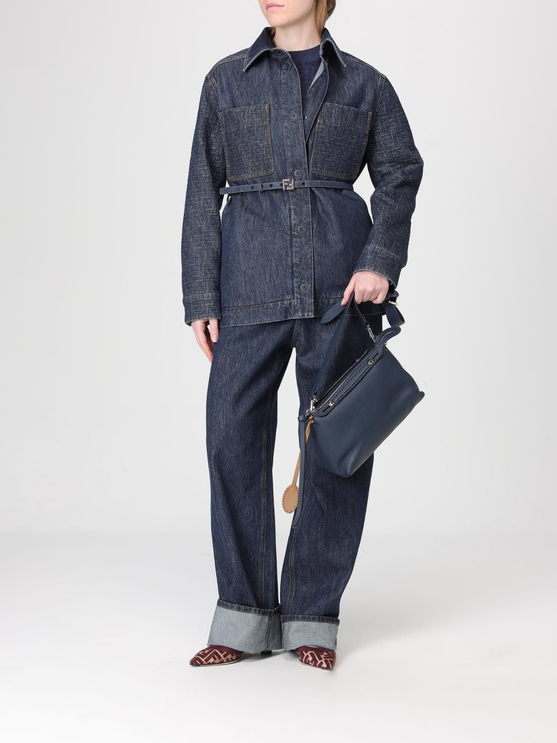 Fendi Fendi Jacket Woman Blue Size M / US 6-8 / IT 42-44 - 2 Thumbnail