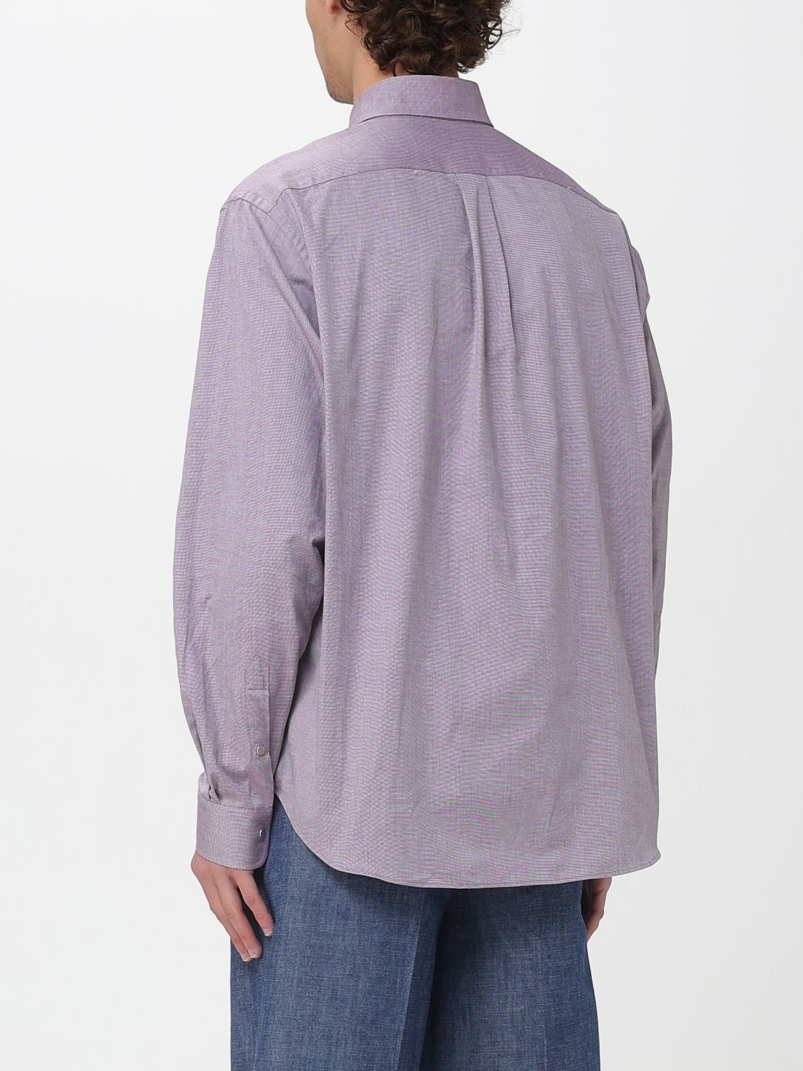 Fendi Fendi Shirt Men Violet Size US S / EU 44-46 / 1 - 3 Thumbnail
