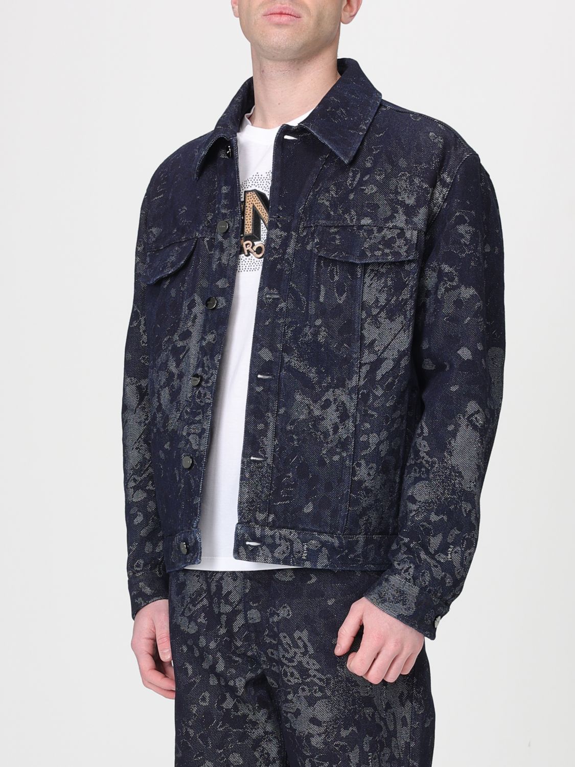 Fendi Fendi Jacket Men Blue Size US M / EU 48-50 / 2 - 4 Thumbnail
