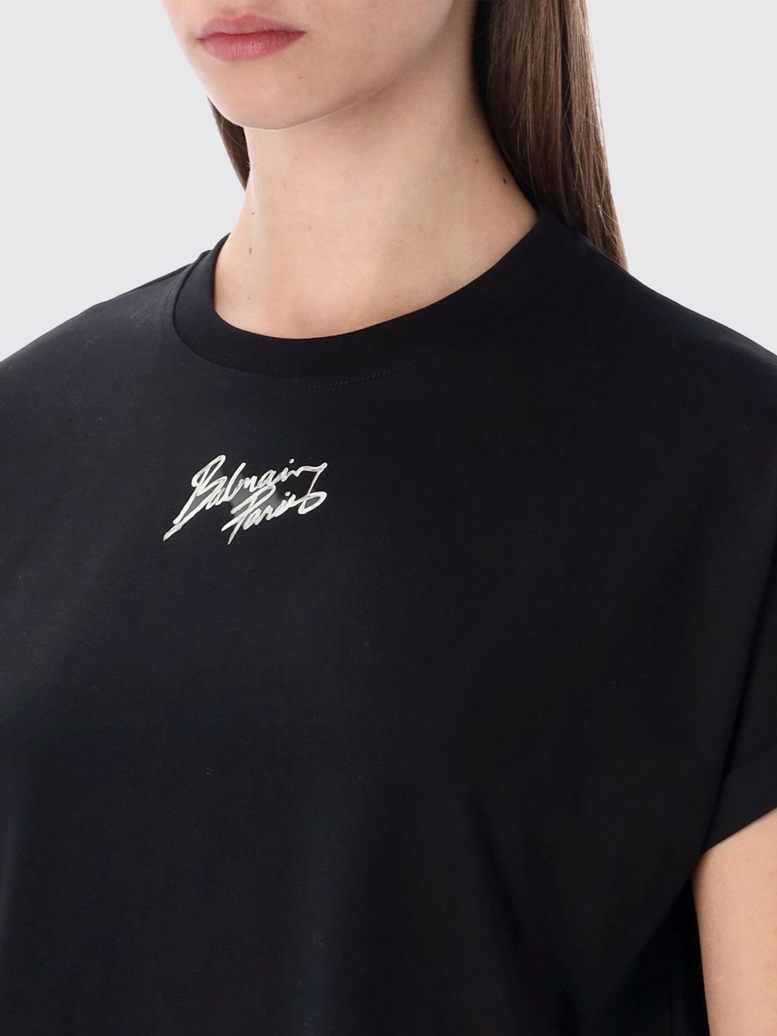 Balmain Balmain T-Shirt Woman Black Size M / US 6-8 / IT 42-44 - 3 Thumbnail