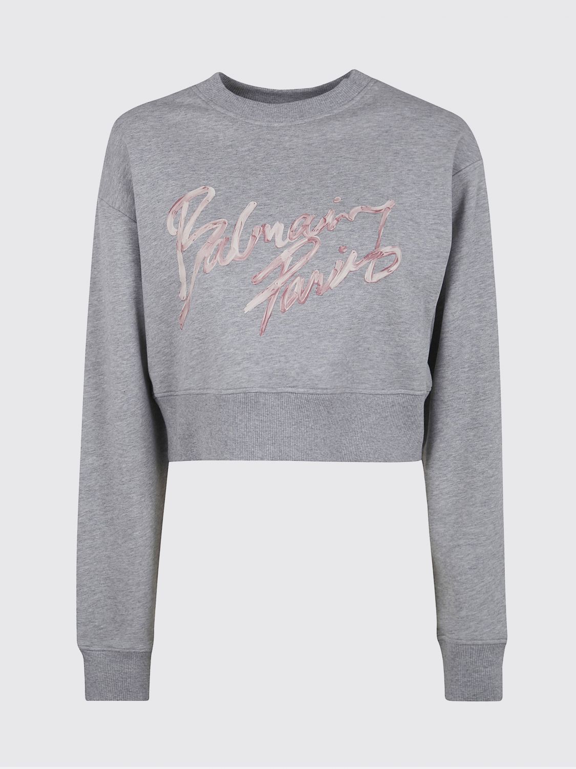 Balmain Balmain Sweatshirt Woman Grey Size M / US 6-8 / IT 42-44 - 2 Thumbnail