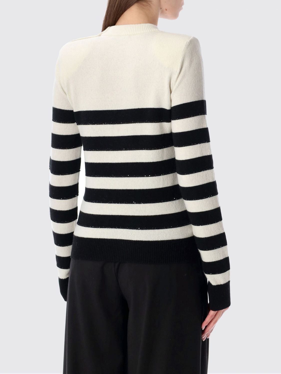 Balmain Balmain Sweater Woman Beige Size XS / US 0-2 / IT 36-38 - 2 Thumbnail