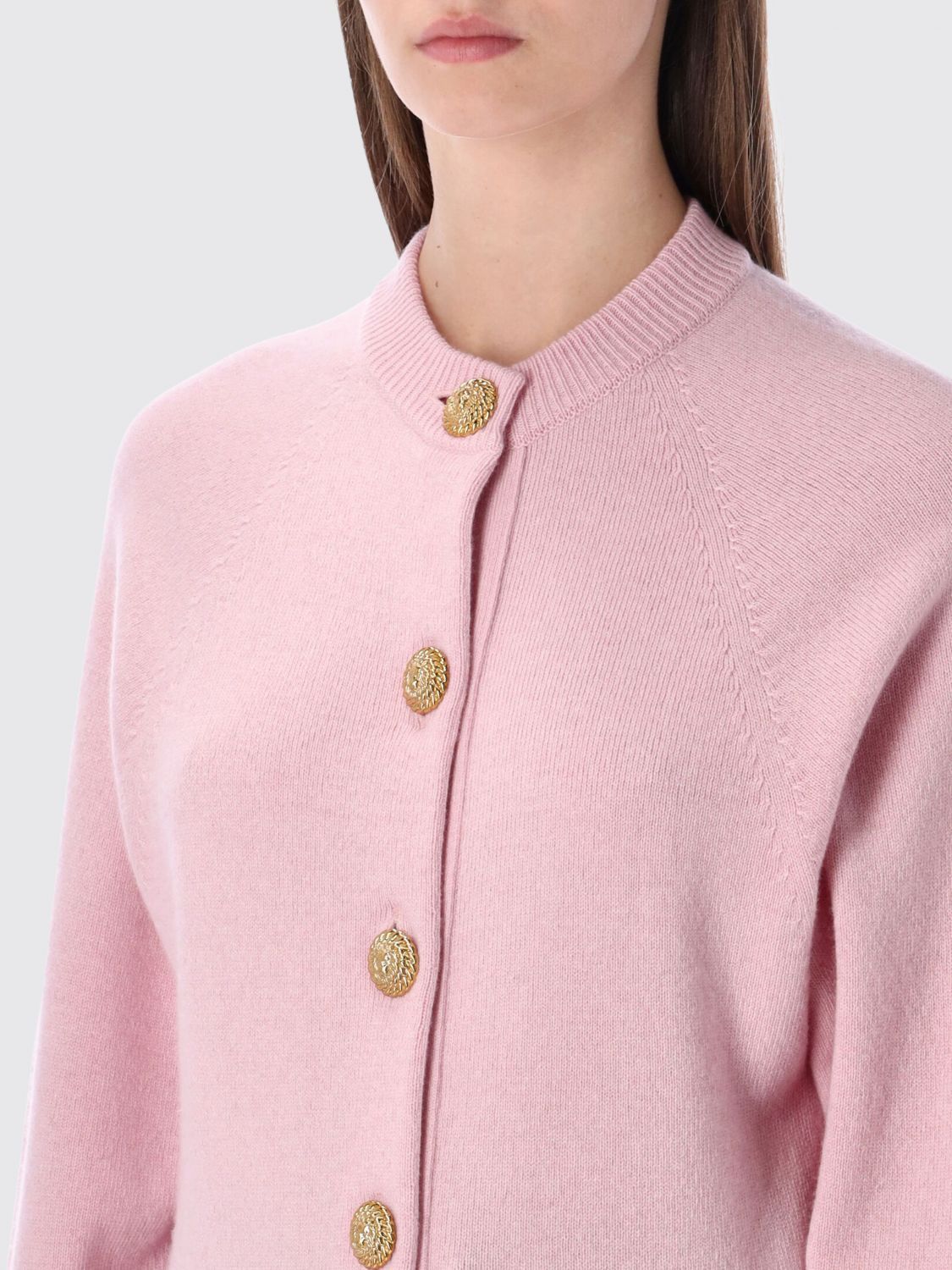 Balmain Balmain Sweater Woman Pink Size XS / US 0-2 / IT 36-38 - 3 Thumbnail