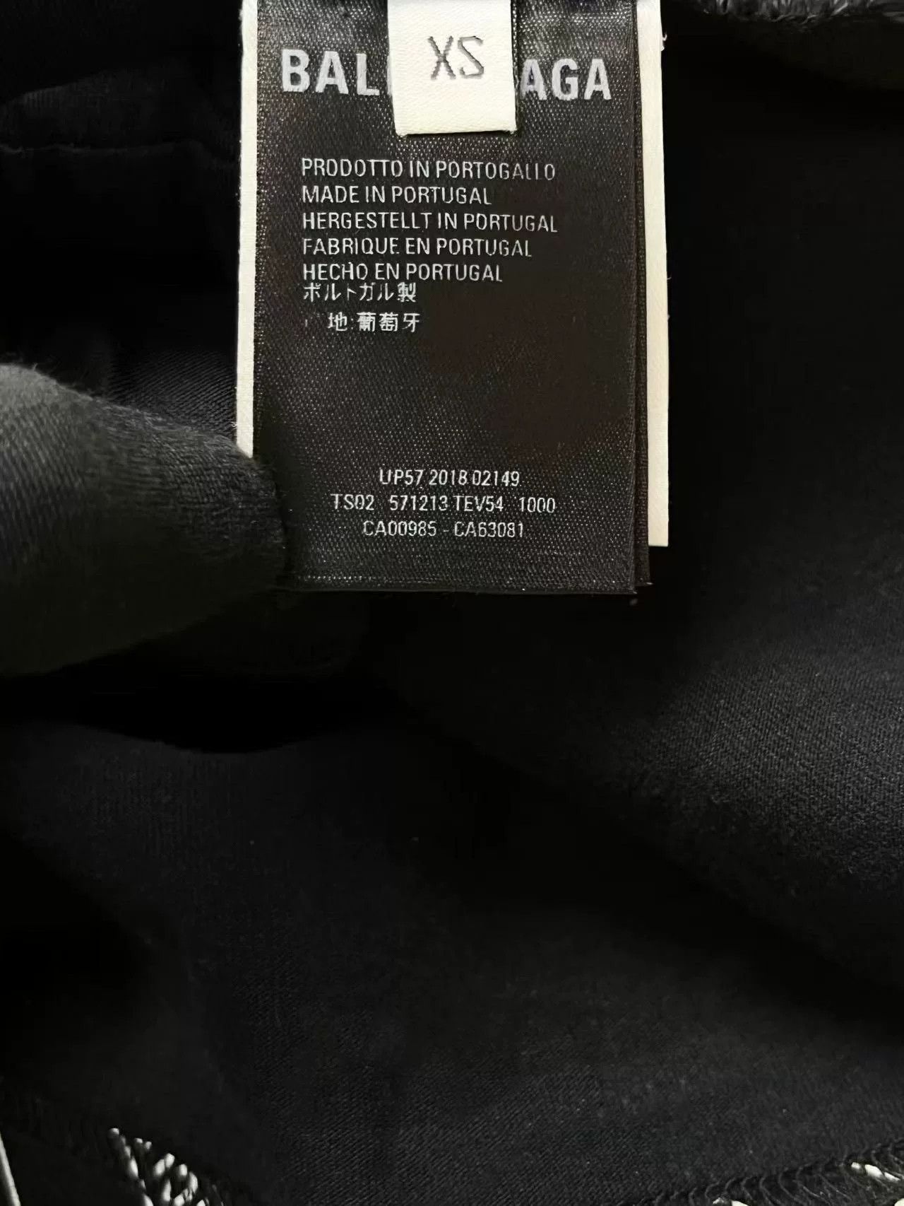 Balenciaga balenciaga black logo print short sleeve shirt Size US XS / EU 42 / 0 - 5 Thumbnail