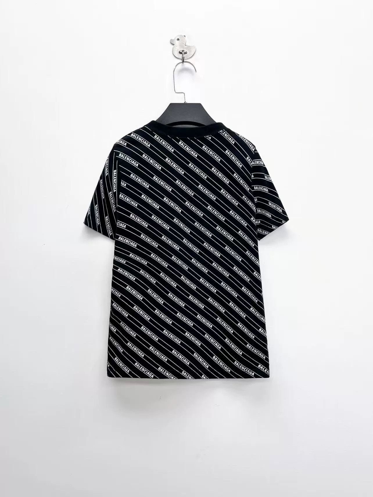 Balenciaga balenciaga black logo print short sleeve shirt Size US XS / EU 42 / 0 - 2 Thumbnail