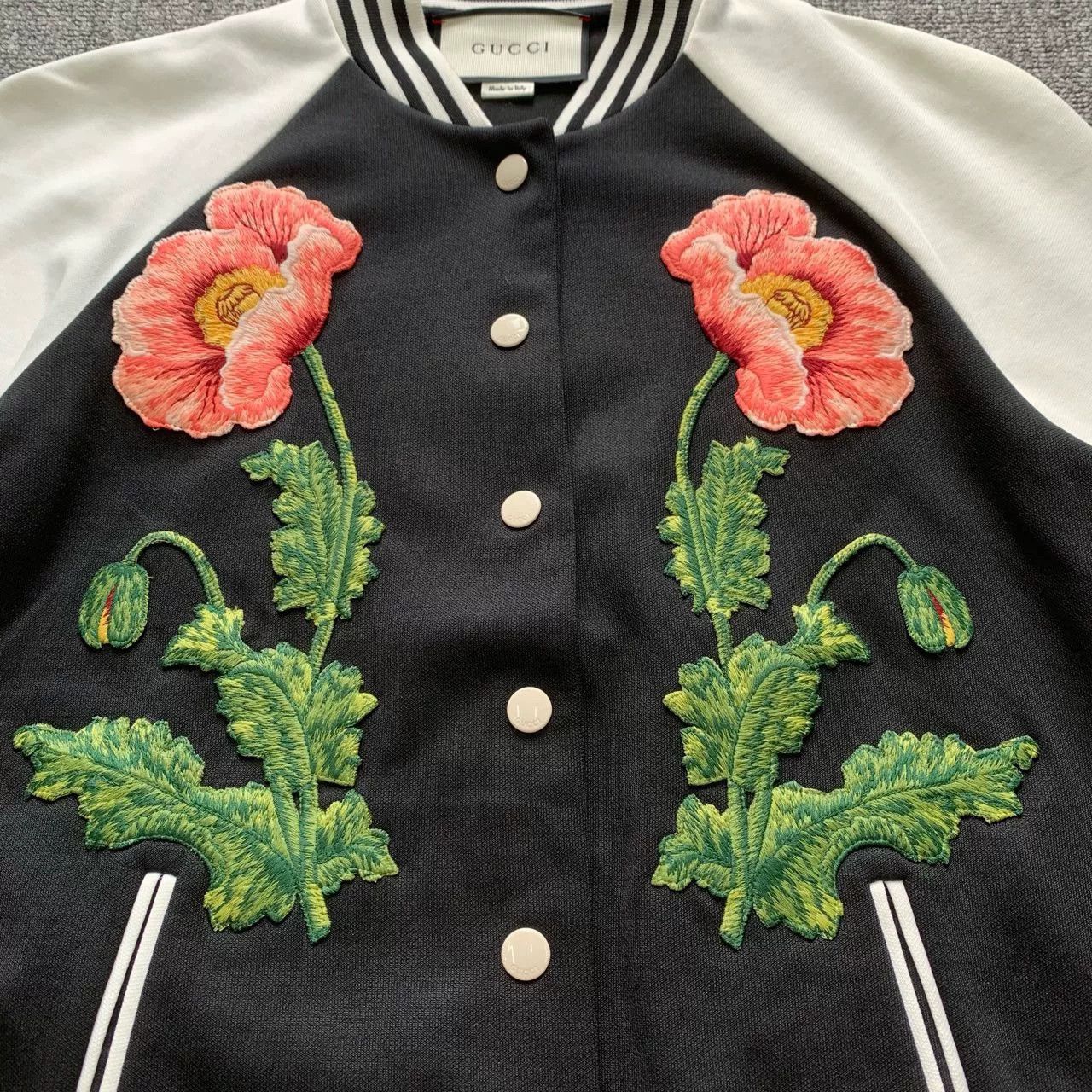Gucci gucci floral baseball jacket size l Size US L / EU 52-54 / 3 - 8 Thumbnail