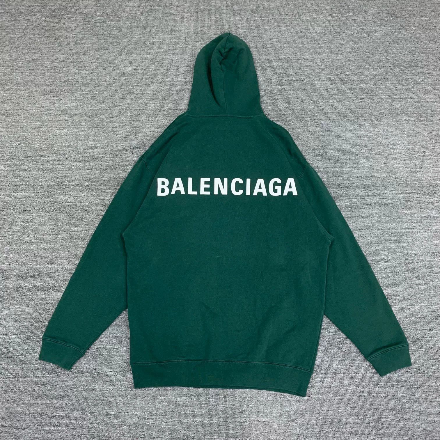 Balenciaga balenciaga green logo hoodie sweatshirt Size US M / EU 48-50 / 2 - 2 Thumbnail