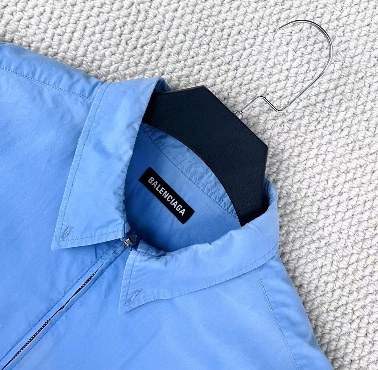 Balenciaga balenciaga blue pocket logo short sleeve shirt Size US L / EU 52-54 / 3 - 3 Thumbnail