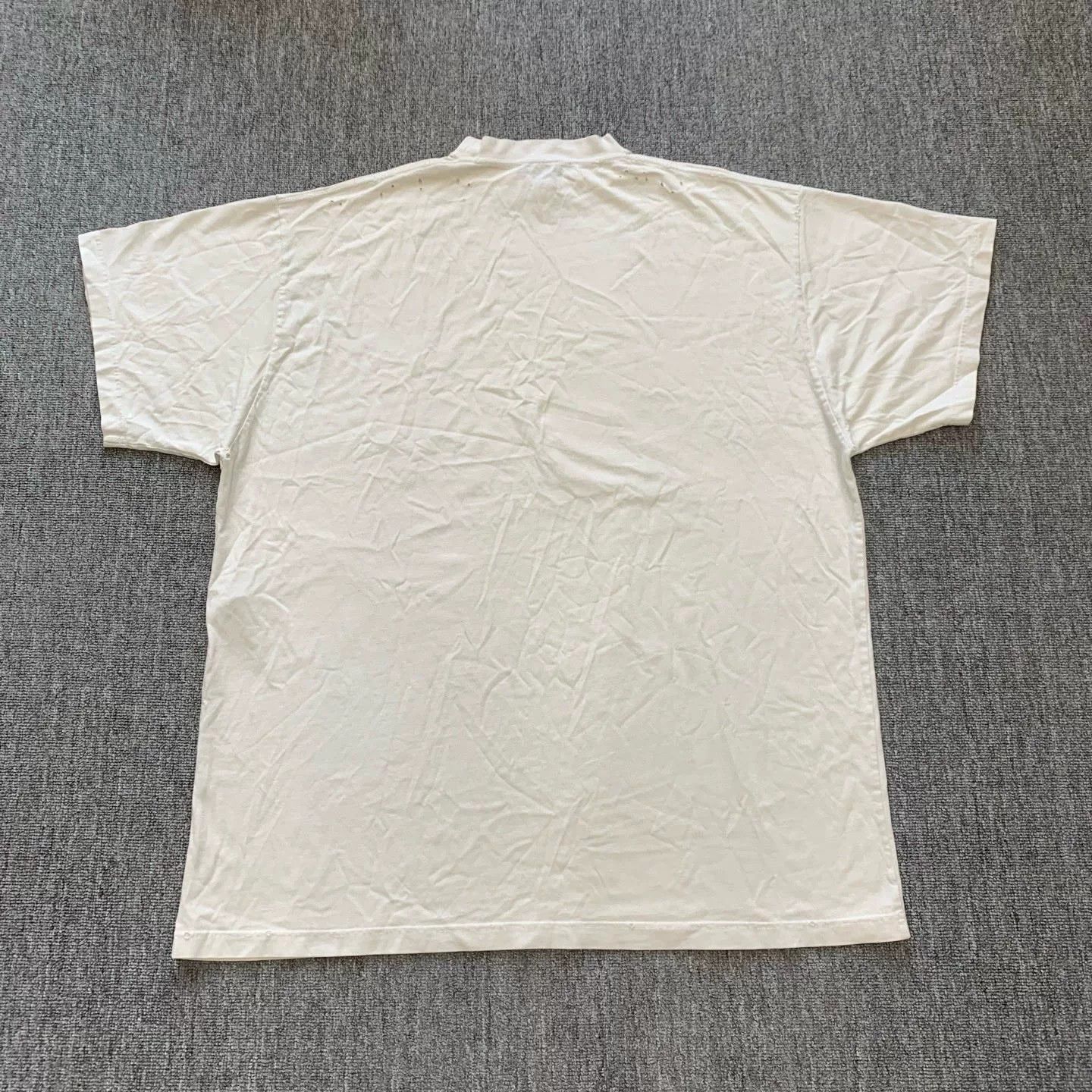Balenciaga balenciaga white logo short sleeve shirt Size US M / EU 48-50 / 2 - 2 Thumbnail
