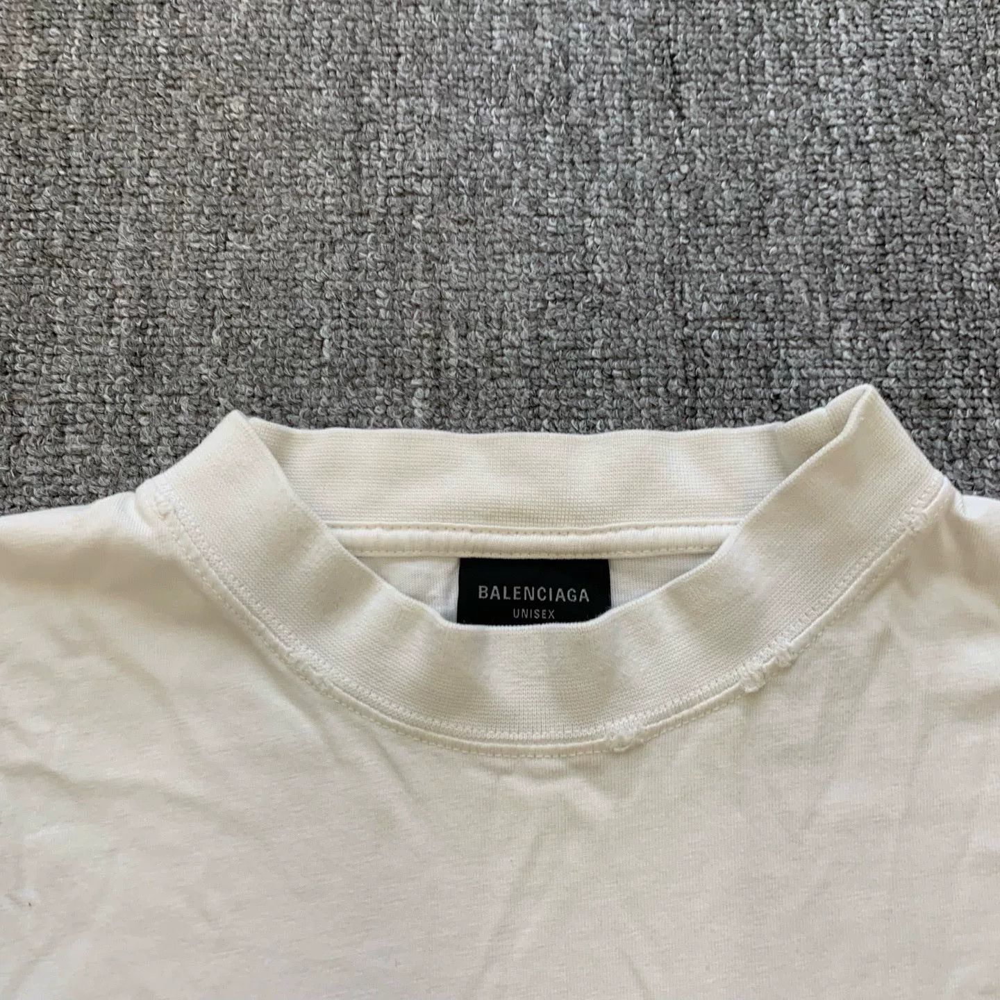 Balenciaga balenciaga white logo short sleeve shirt Size US M / EU 48-50 / 2 - 9 Thumbnail