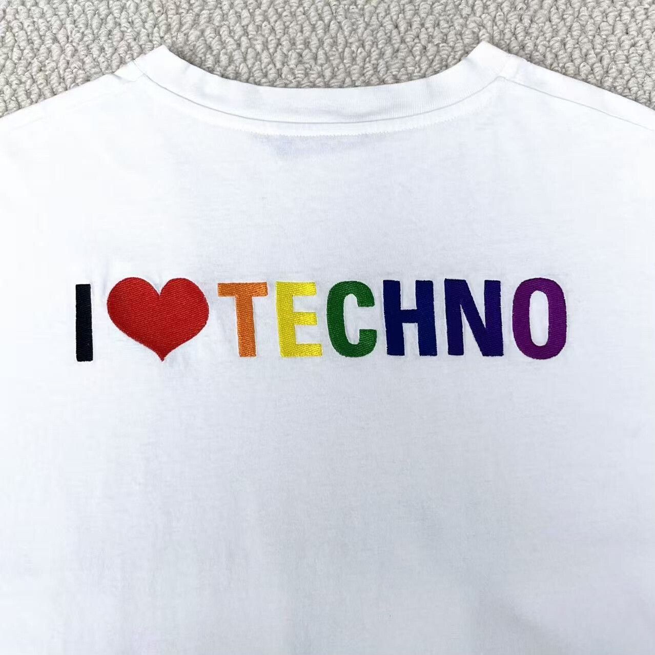 Balenciaga Balenciaga Tech Tee White with Logo Embroidery Size US XS / EU 42 / 0 - 4 Thumbnail