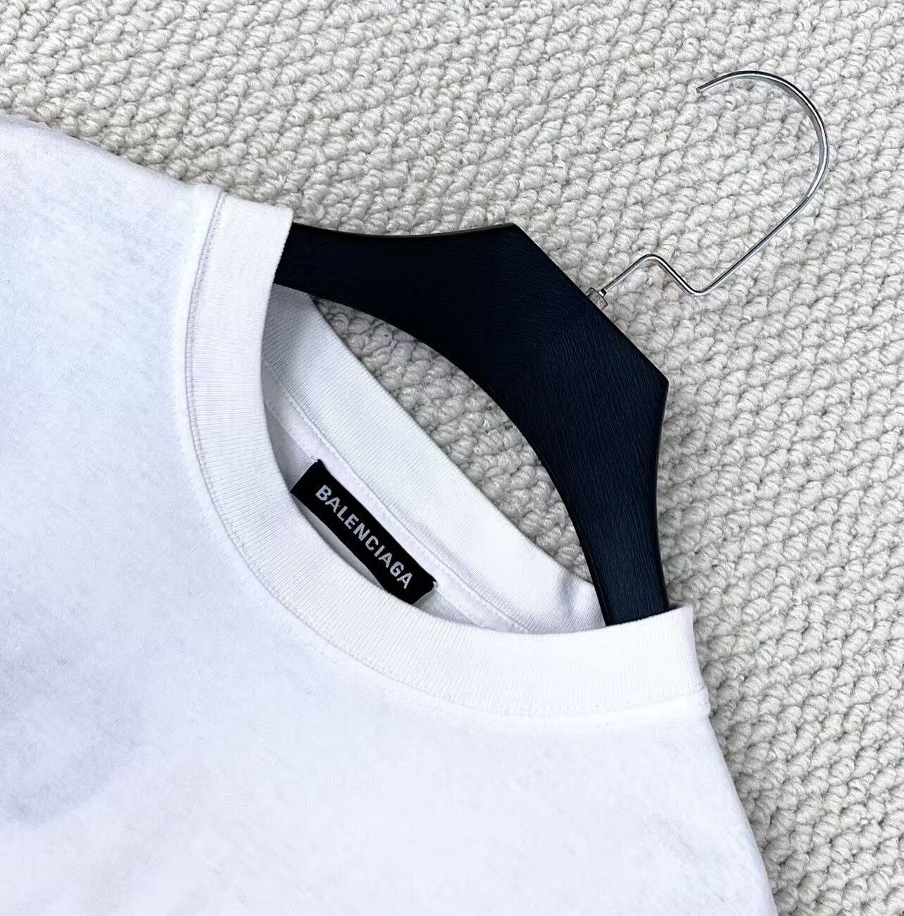 Balenciaga Balenciaga Tech Tee White with Logo Embroidery Size US XS / EU 42 / 0 - 3 Thumbnail