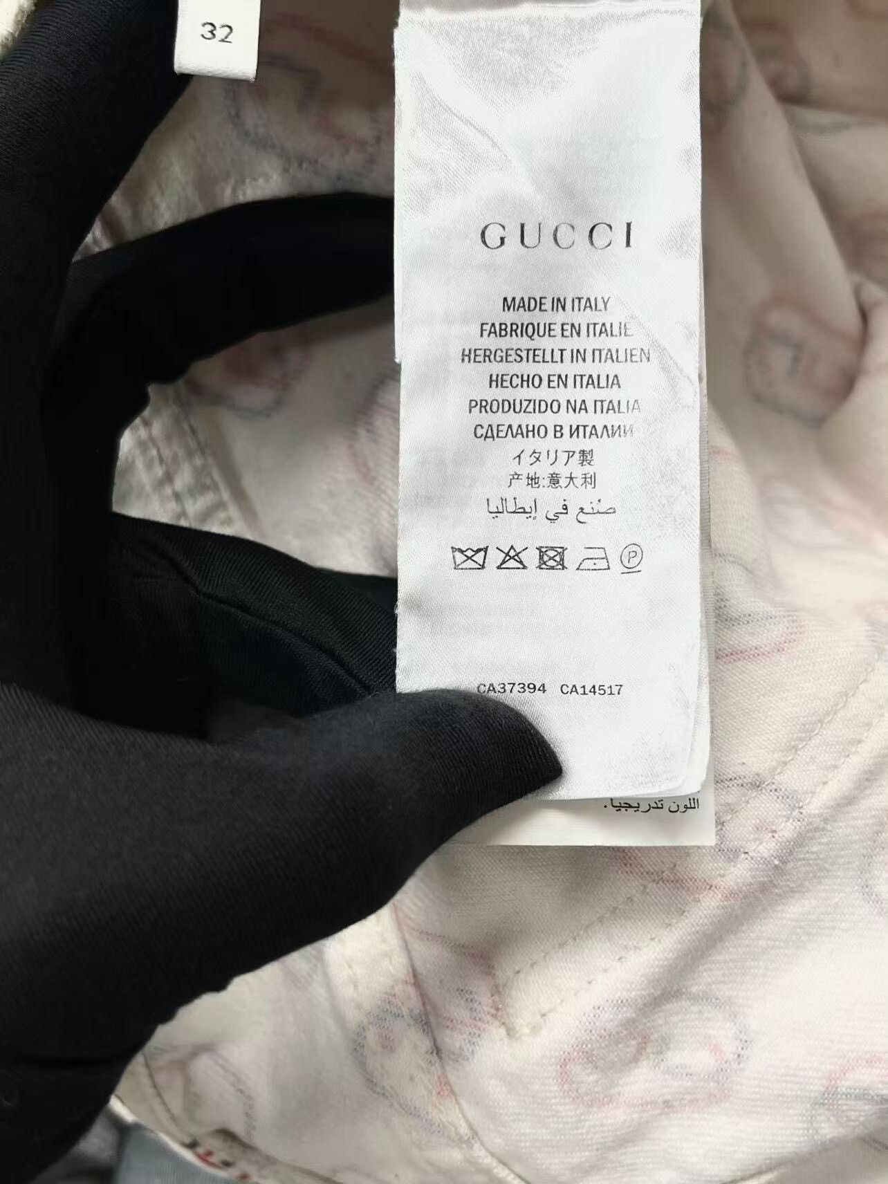 Gucci gucci beige double g print denim shorts Size US 32 / EU 48 - 5 Thumbnail