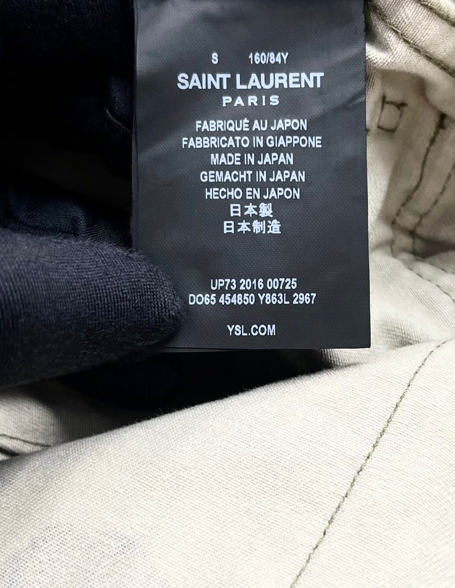 Saint Laurent Paris military green camouflage jacket with embroidery Size US S / EU 44-46 / 1 - 4 Thumbnail