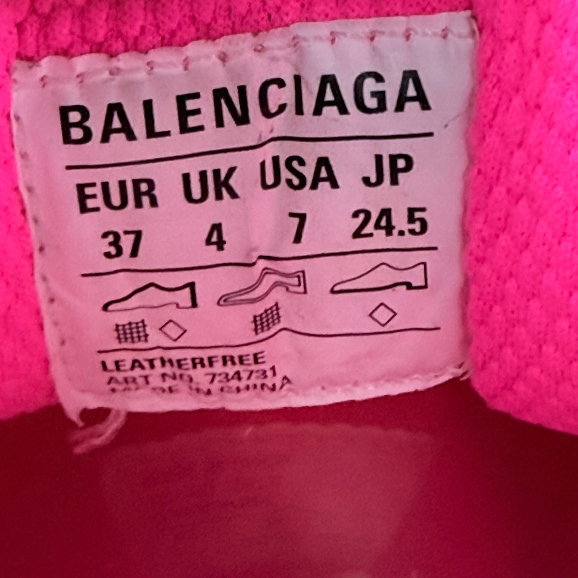 Balenciaga balenciaga distressed pink sports shoes 3xl Size US 6 / IT 36 - 4 Thumbnail