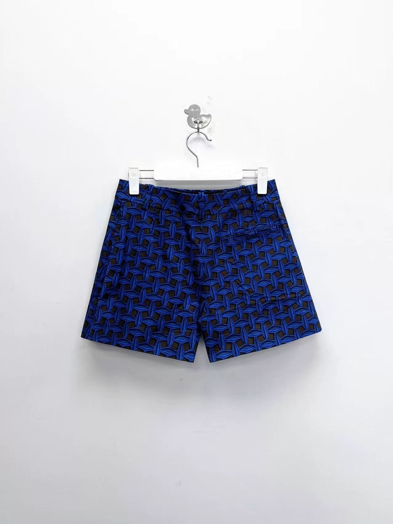 Louis Vuitton Louis Vuitton Blue Logo Embroidered Shorts Size 36" / US 14 / IT 50 - 2 Thumbnail