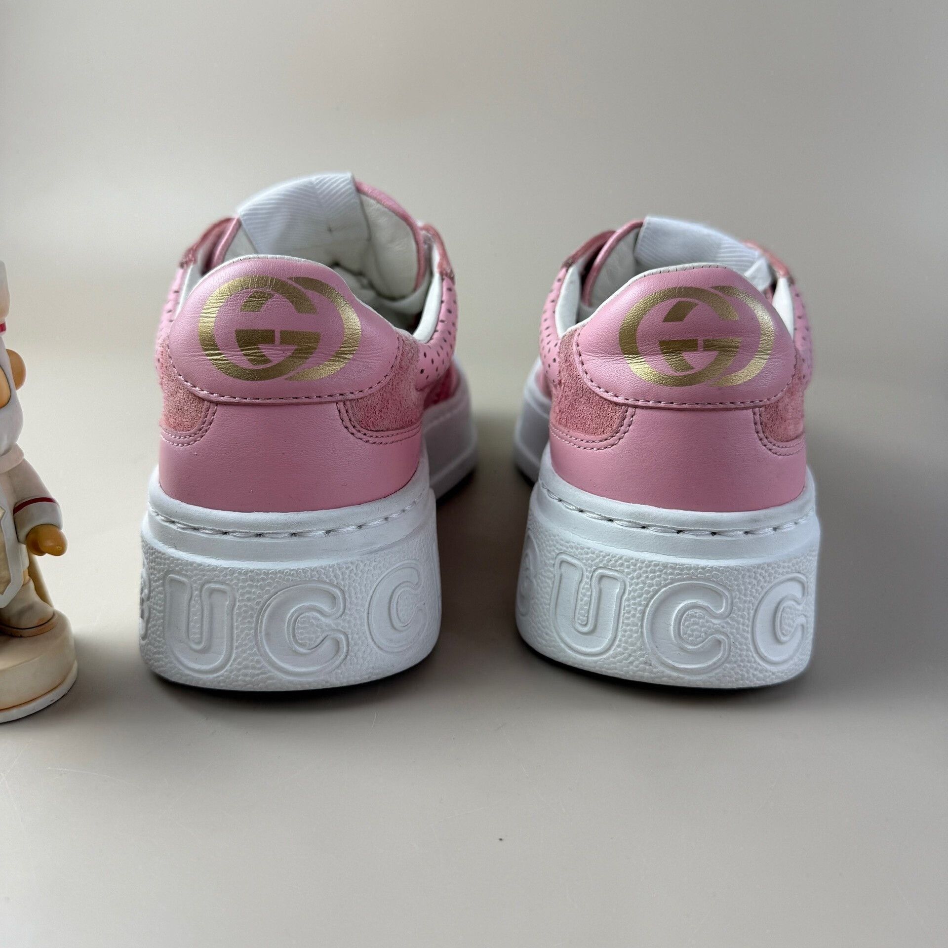 Gucci gucci pink double g print sneakers Size US 5 / IT 35 - 3 Thumbnail