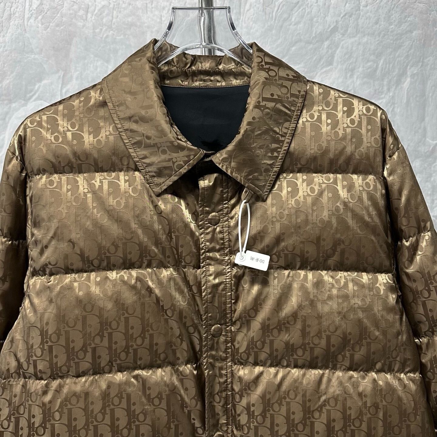 Dior dior logo print puffer jacket size 52 Size US L / EU 52-54 / 3 - 2 Thumbnail