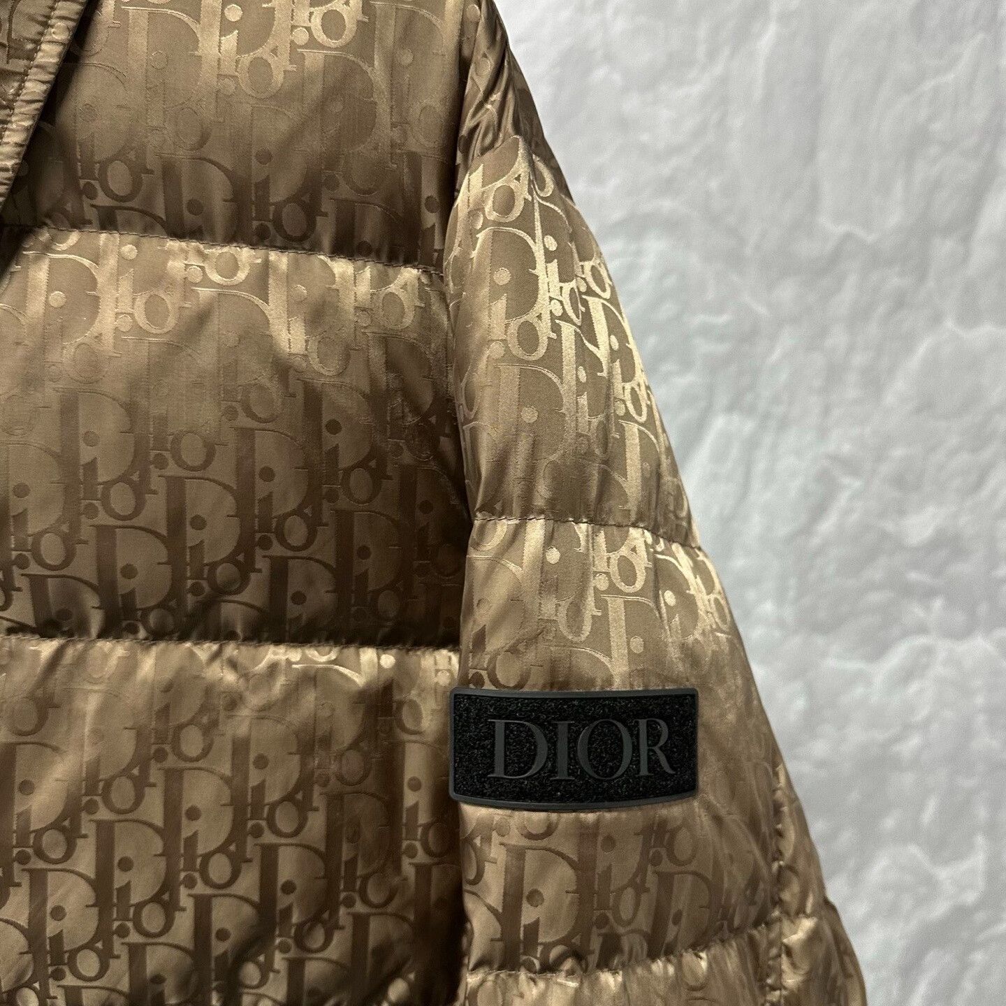 Dior dior logo print puffer jacket size 52 Size US L / EU 52-54 / 3 - 3 Thumbnail