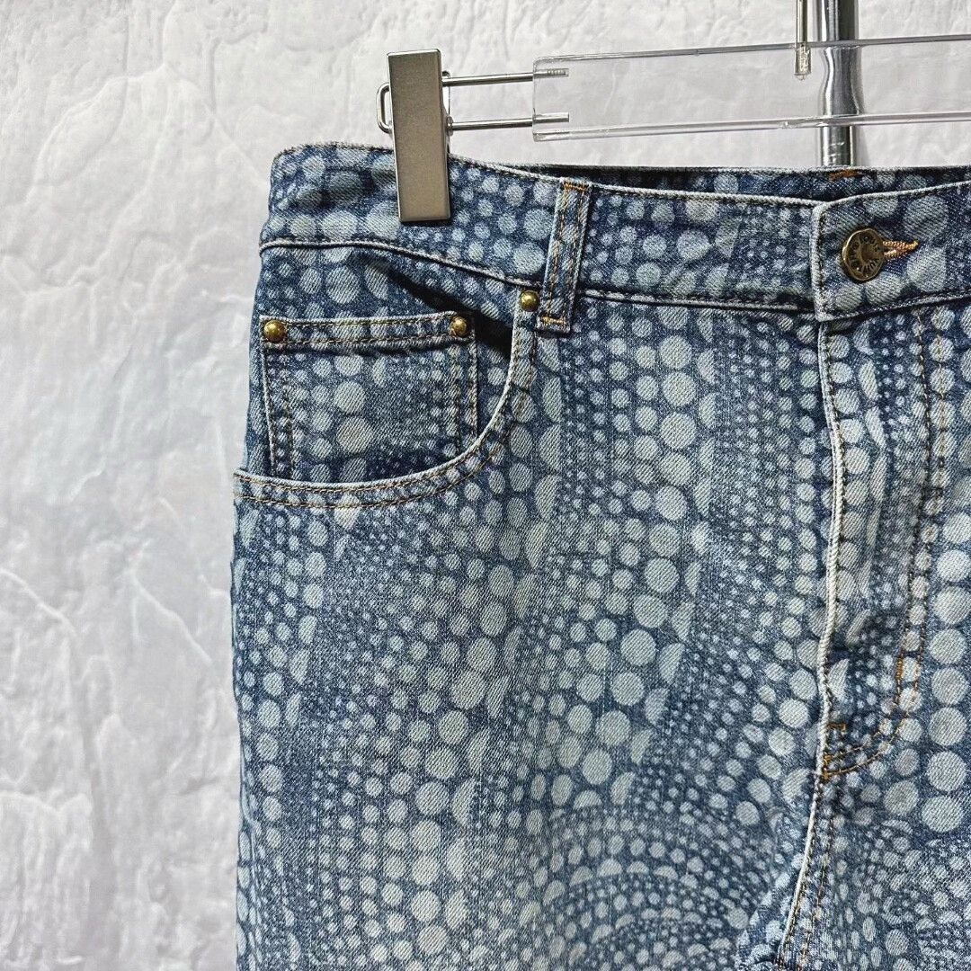 Louis Vuitton louis vuitton casual denim pants with dots Size 33" - 3 Thumbnail