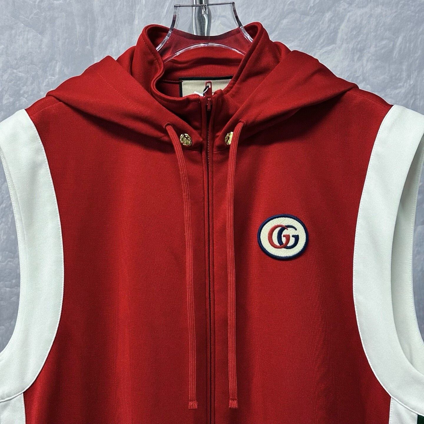Gucci gucci color-blocked sleeveless hooded dress Size M / US 6-8 / IT 42-44 - 2 Thumbnail