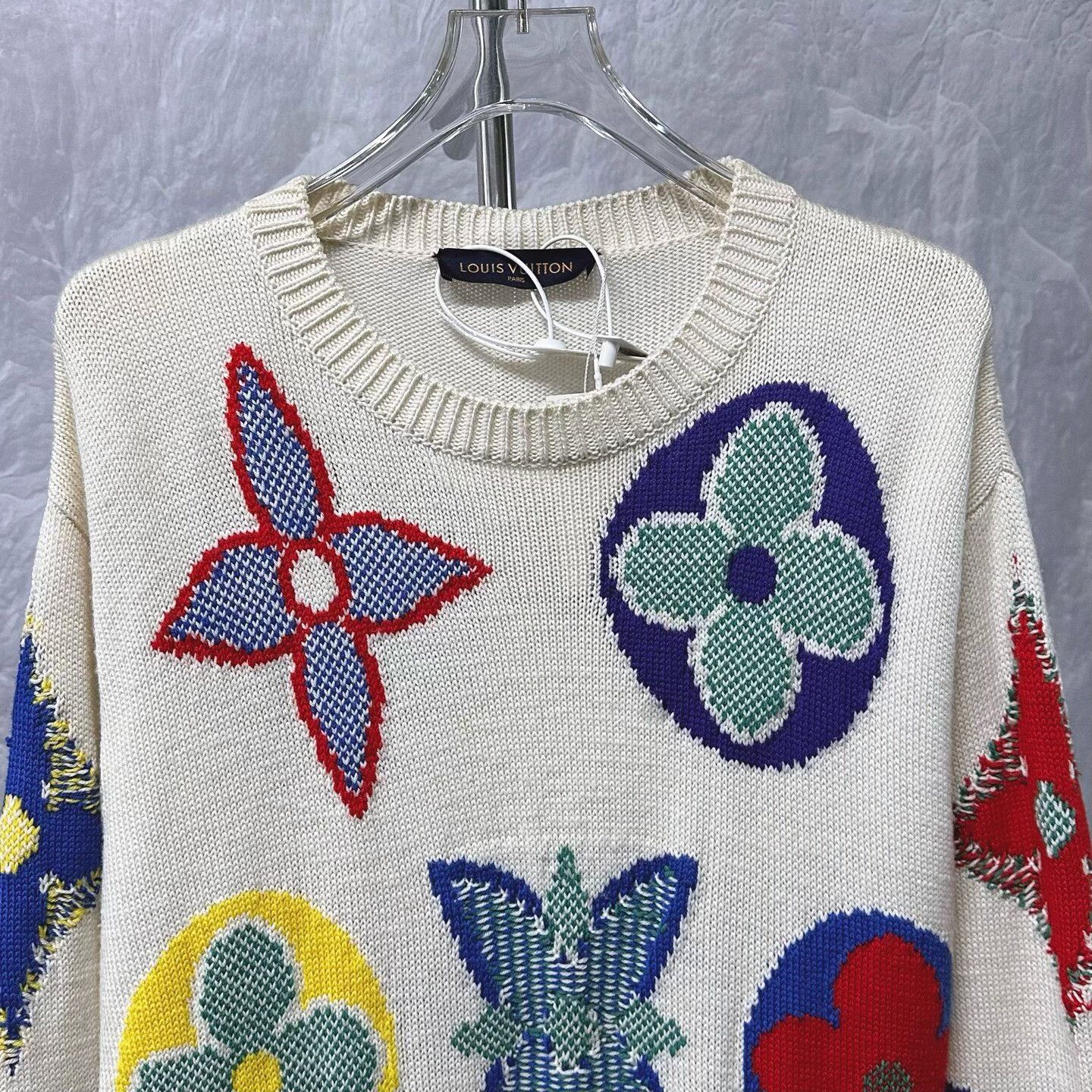 Louis Vuitton louis vuitton floral crew neck sweater Size M / US 6-8 / IT 42-44 - 2 Thumbnail