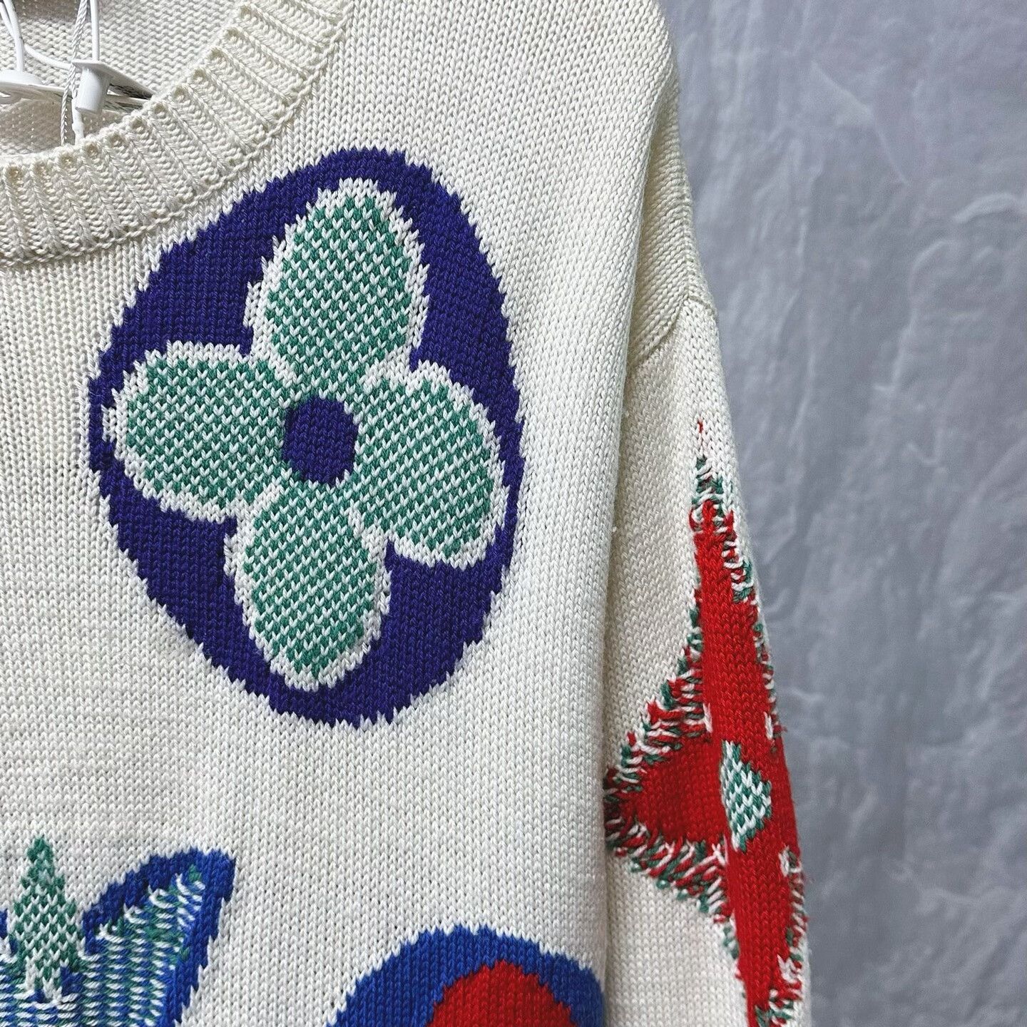 Louis Vuitton louis vuitton floral crew neck sweater Size M / US 6-8 / IT 42-44 - 3 Thumbnail