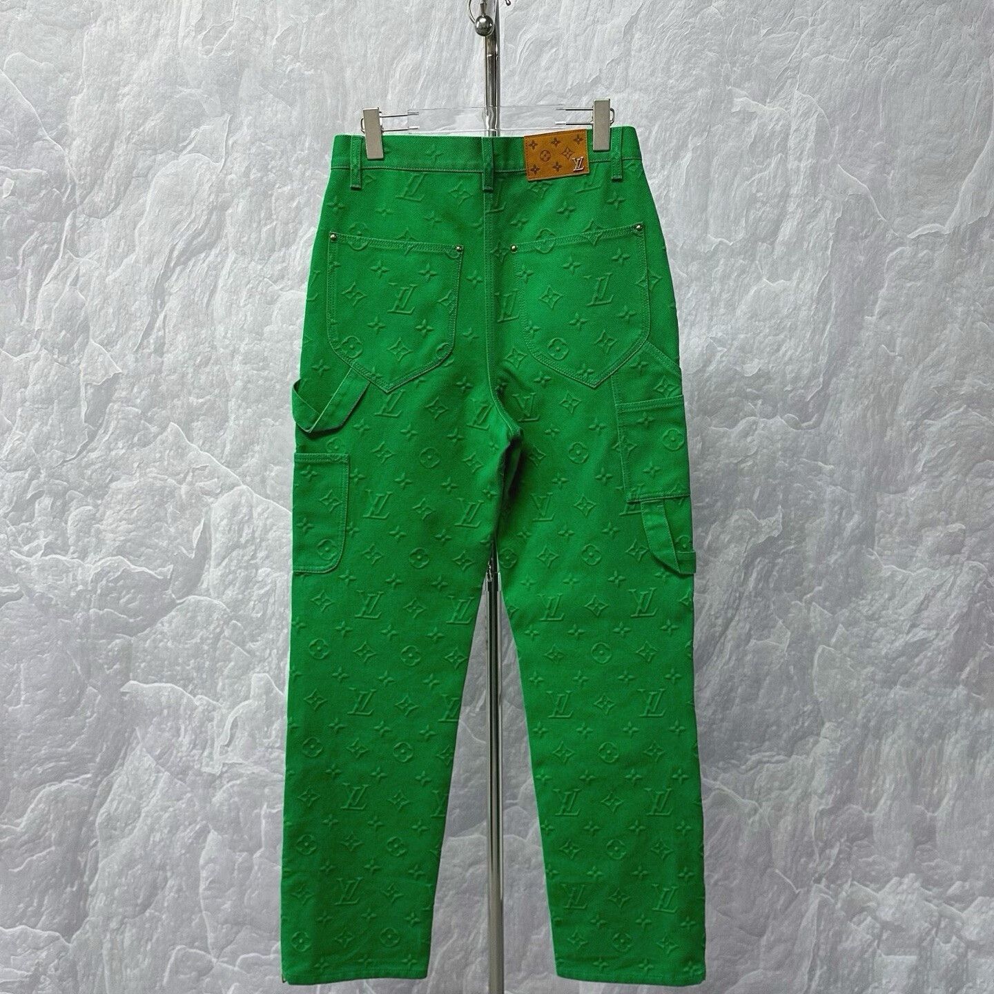 Louis Vuitton louis vuitton embossed denim pants in green Size US 28 / EU 44 - 4 Thumbnail