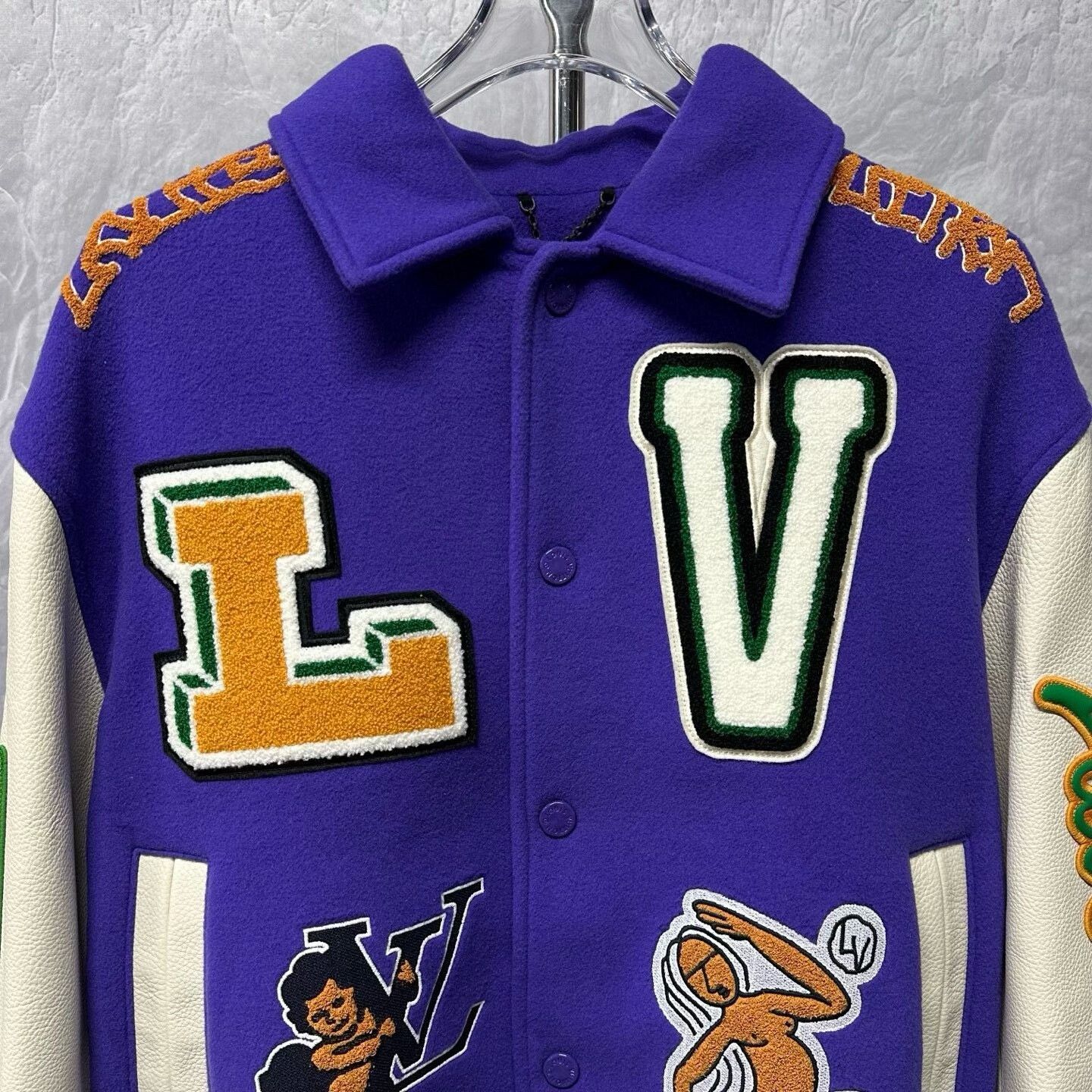 Louis Vuitton louis vuitton colorful varsity jacket Size US L / EU 52-54 / 3 - 2 Thumbnail