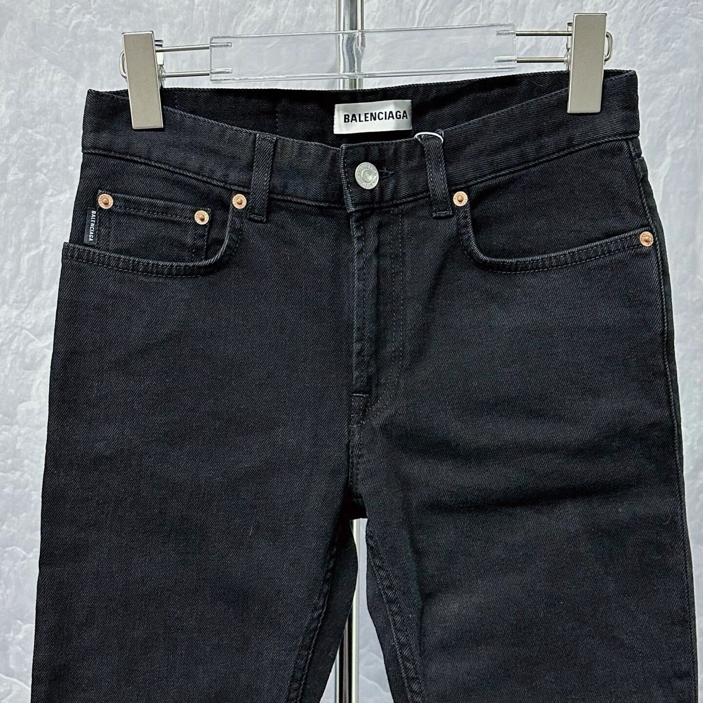 Balenciaga balenciaga black skinny denim pants size 27 Size US 27 - 2 Thumbnail