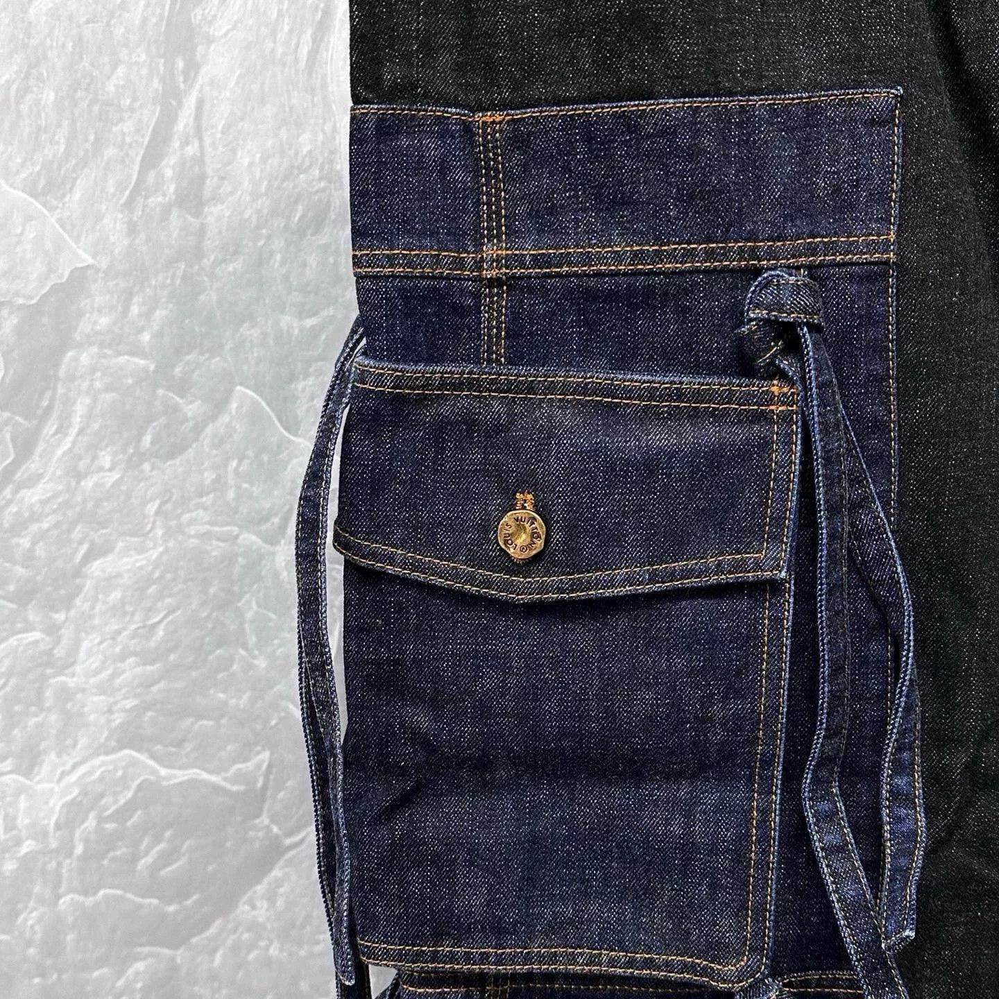 Louis Vuitton Louis Vuitton Patchwork Pocket Denim Pants Size 38" / US 16 / IT 52 - 3 Thumbnail