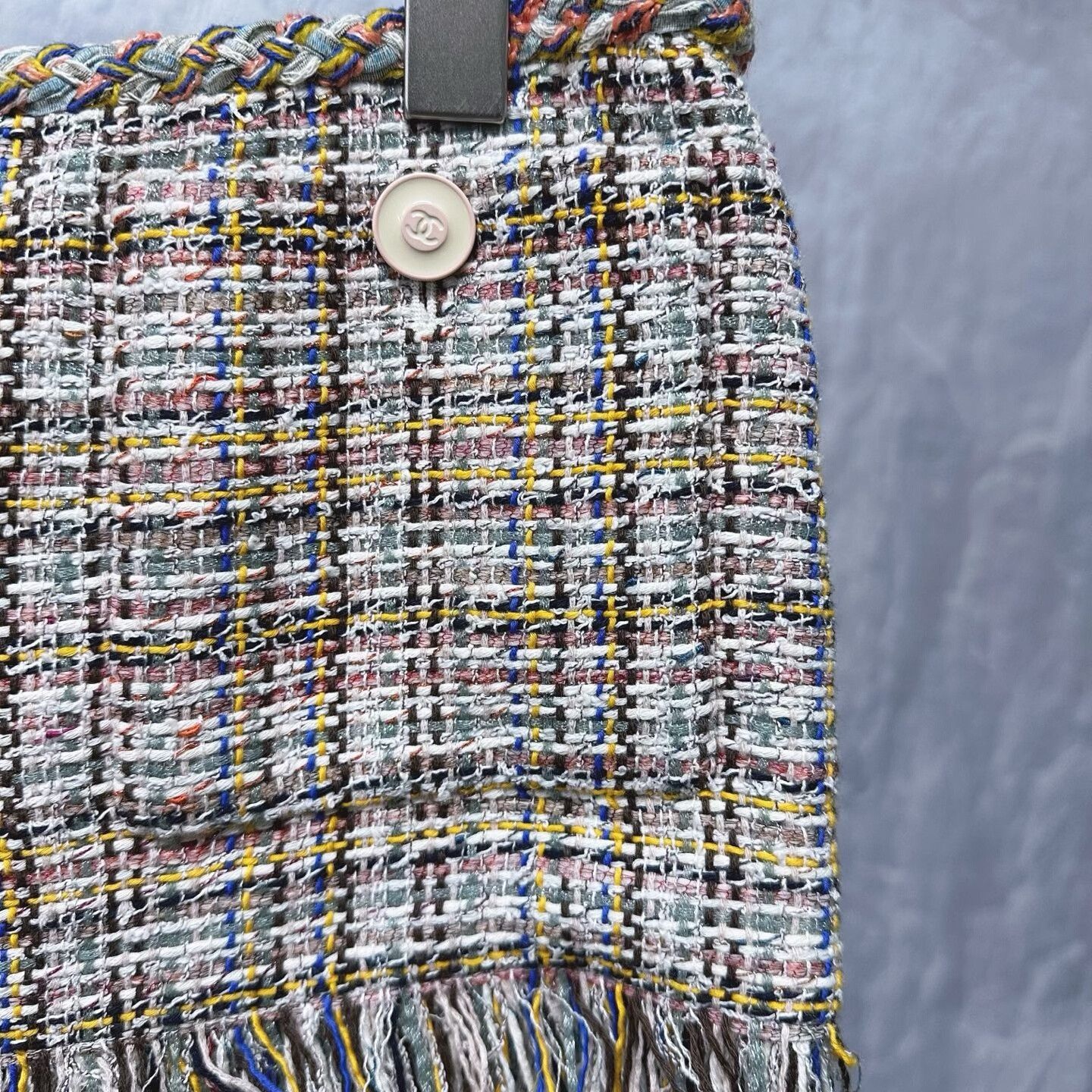 Chanel Chanel Tweed Fringed Mini Skirt Size 36 Size 36" / US 14 / IT 50 - 3 Thumbnail