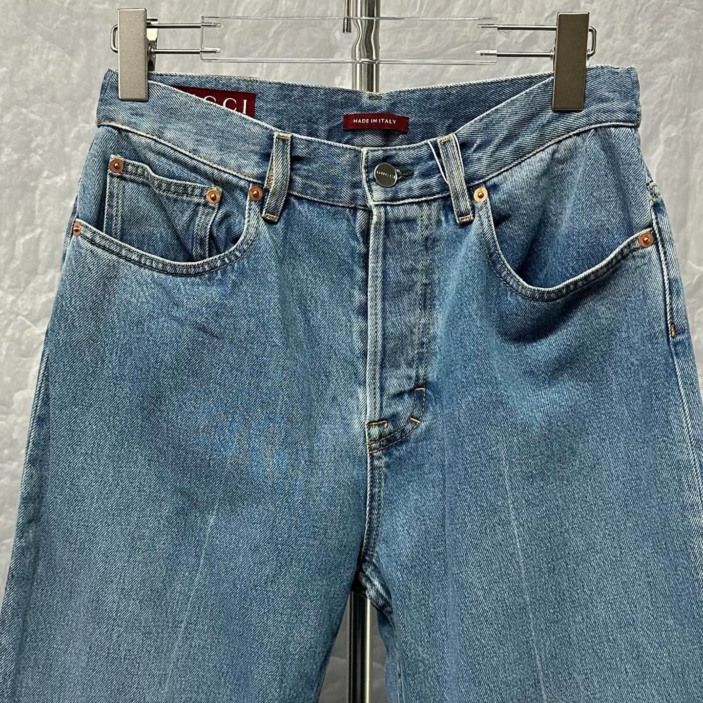 Gucci gucci washed denim long pants size 27 Size US 27 - 2 Thumbnail