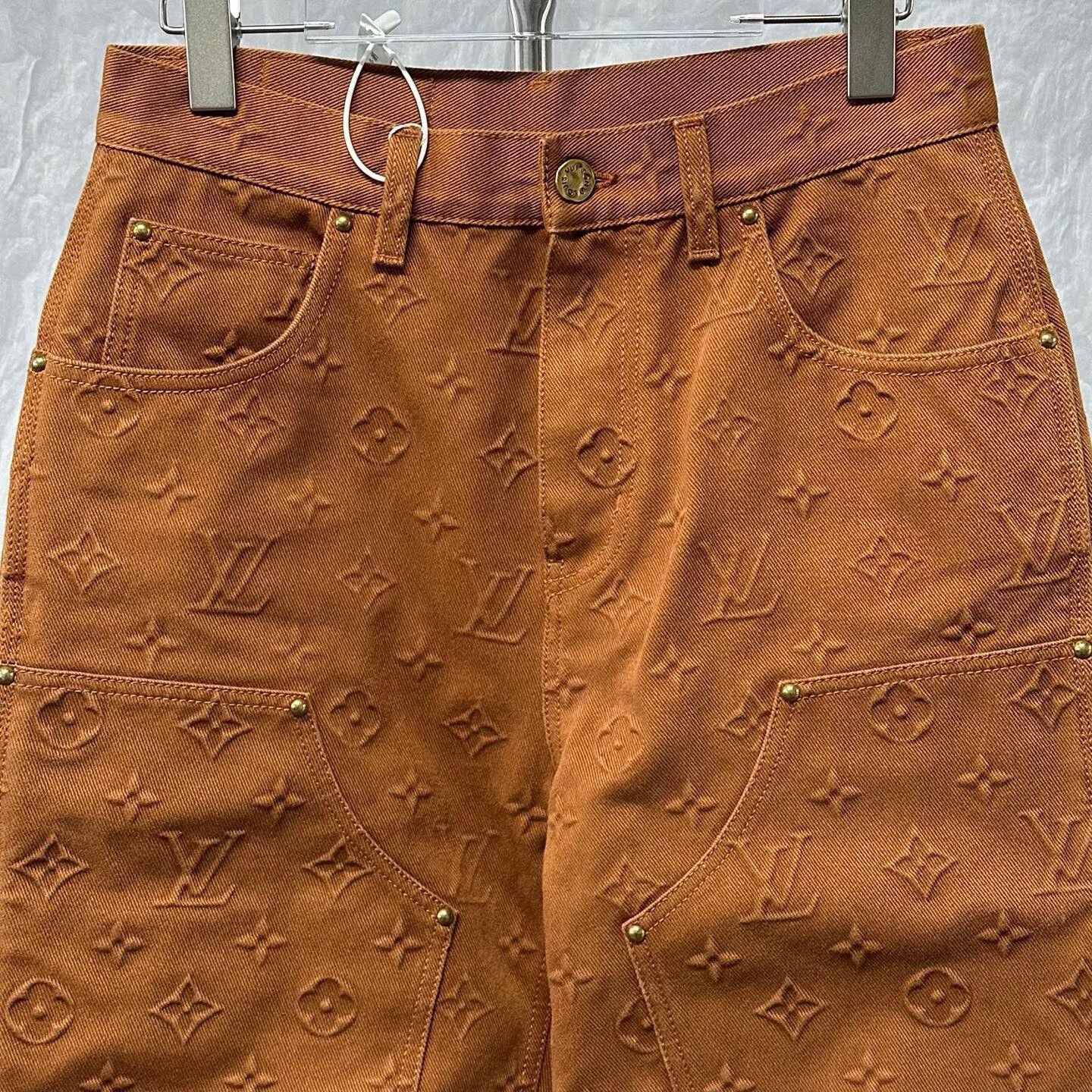 Louis Vuitton louis vuitton embossed denim long pants Size US 29 - 2 Thumbnail