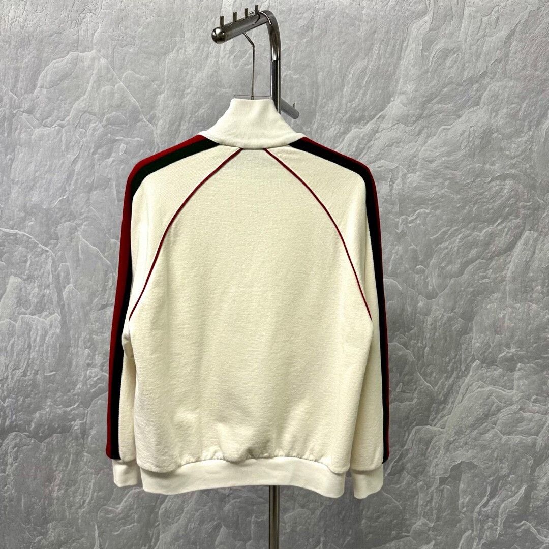 Gucci gucci white red green sports jacket Size S / US 4 / IT 40 - 5 Thumbnail