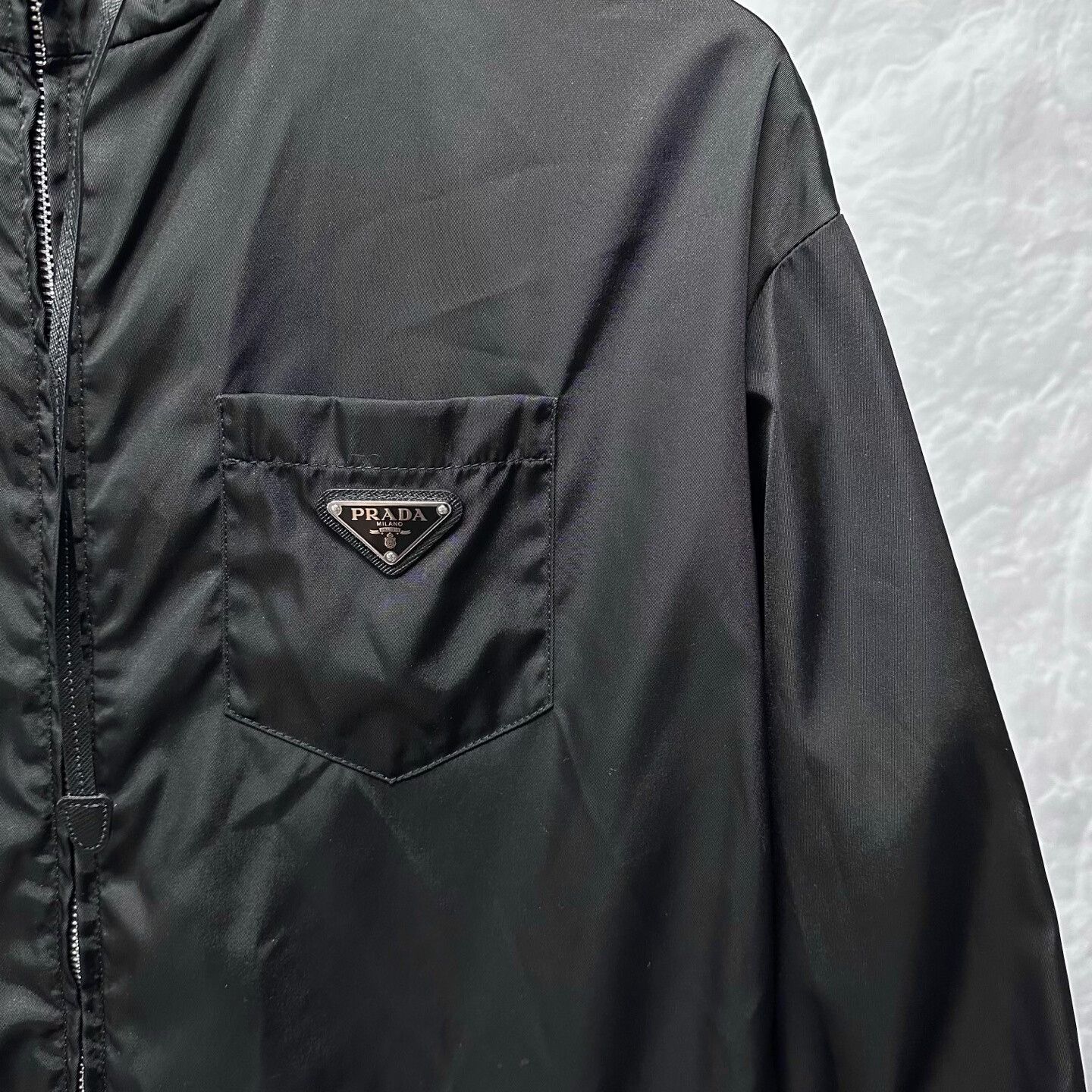 Prada Prada Black Hooded Zip Jacket Size 36 Size S / US 4 / IT 40 - 3 Thumbnail