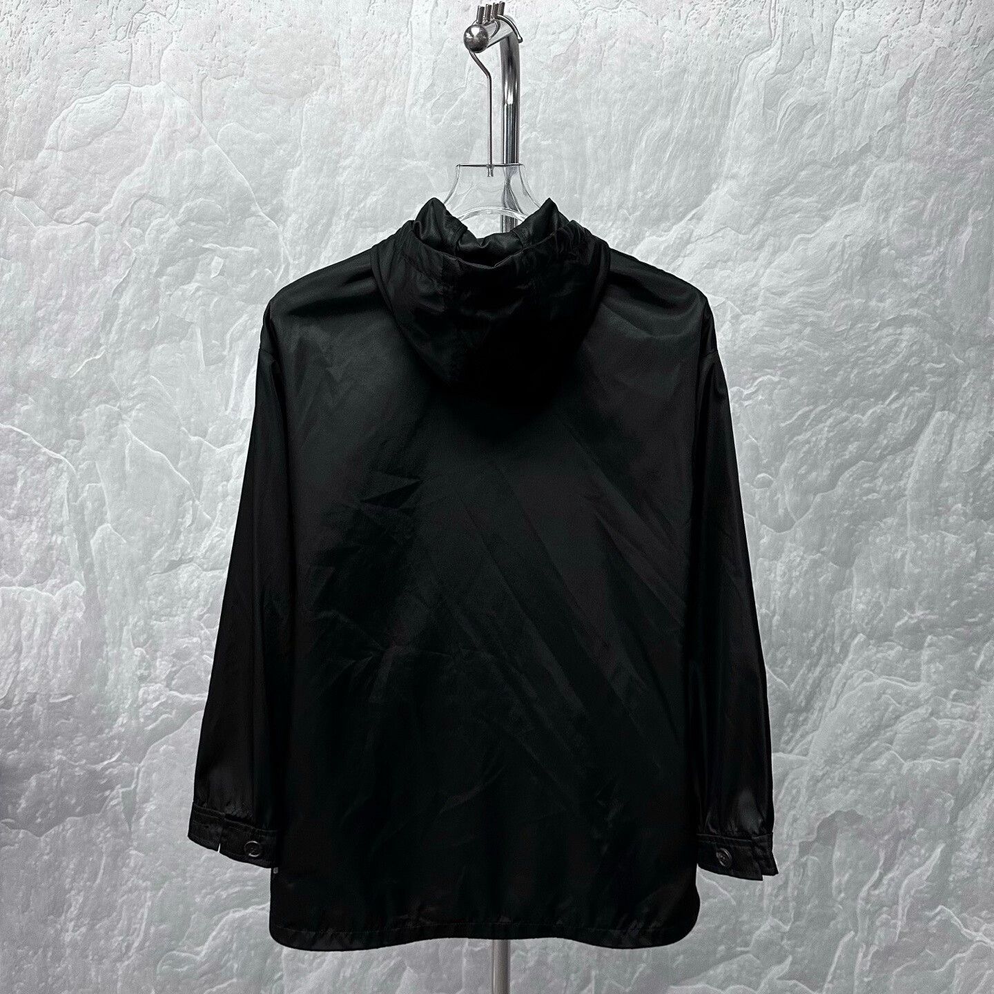Prada Prada Black Hooded Zip Jacket Size 36 Size S / US 4 / IT 40 - 4 Thumbnail