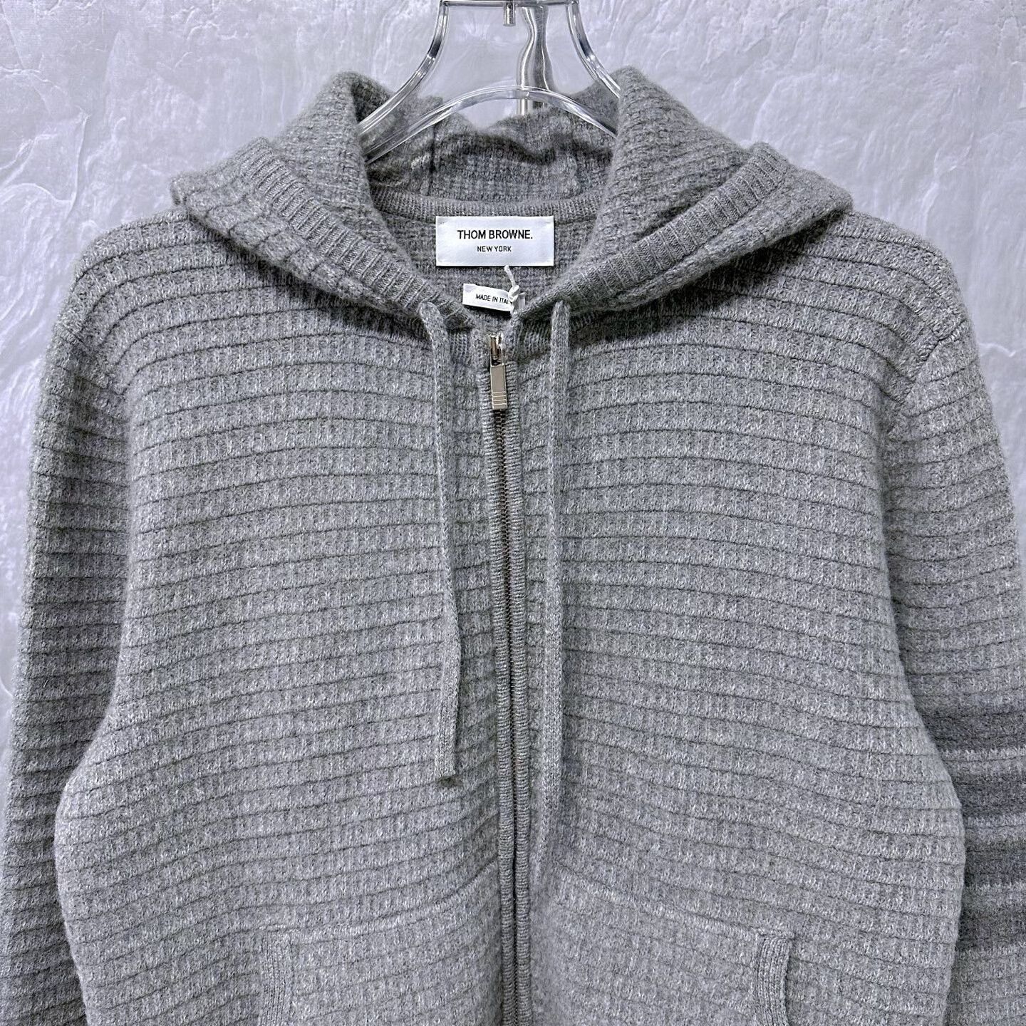 Thom Browne thom browne gray hooded wool jacket Size US XS / EU 42 / 0 - 2 Thumbnail