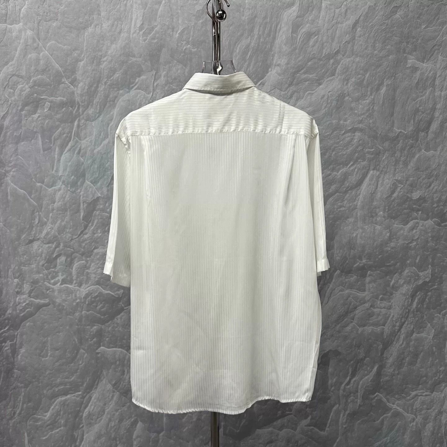Acne Studios acne studios embroidered logo striped shirt Size US L / EU 52-54 / 3 - 4 Thumbnail