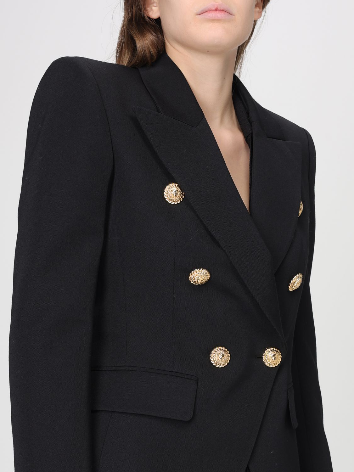Balmain Balmain Jacket Woman Black Size XS / US 0-2 / IT 36-38 - 4 Thumbnail
