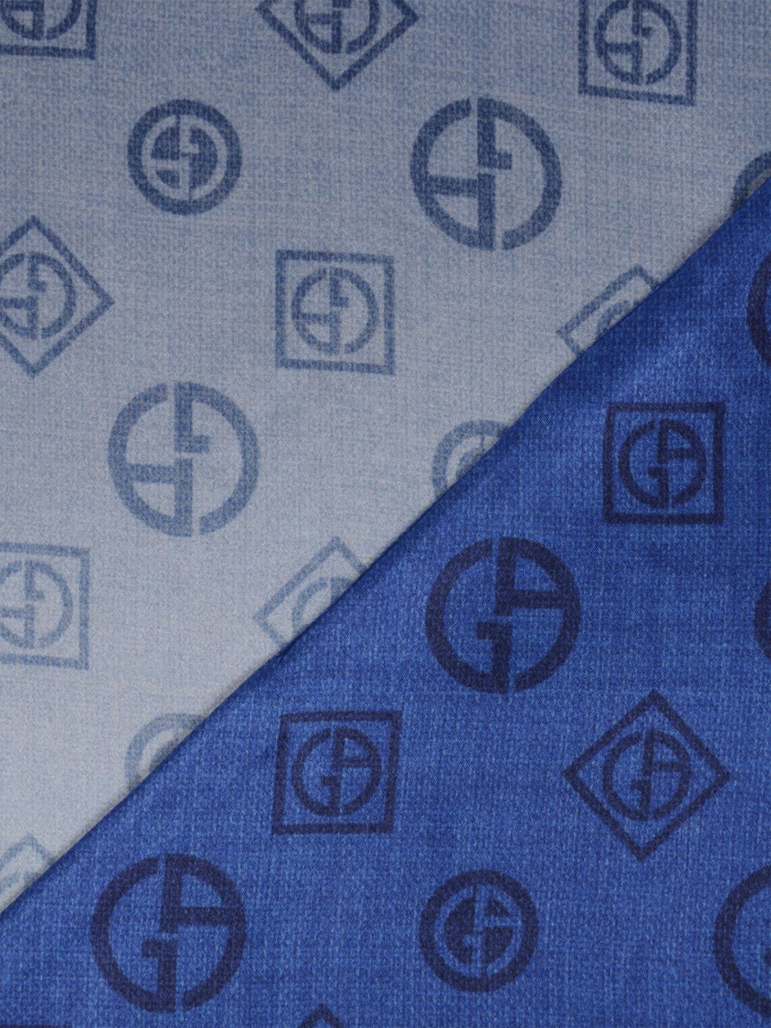 Giorgio Armani Giorgio Armani Scarf Men Blue Size ONE SIZE - 2 Thumbnail