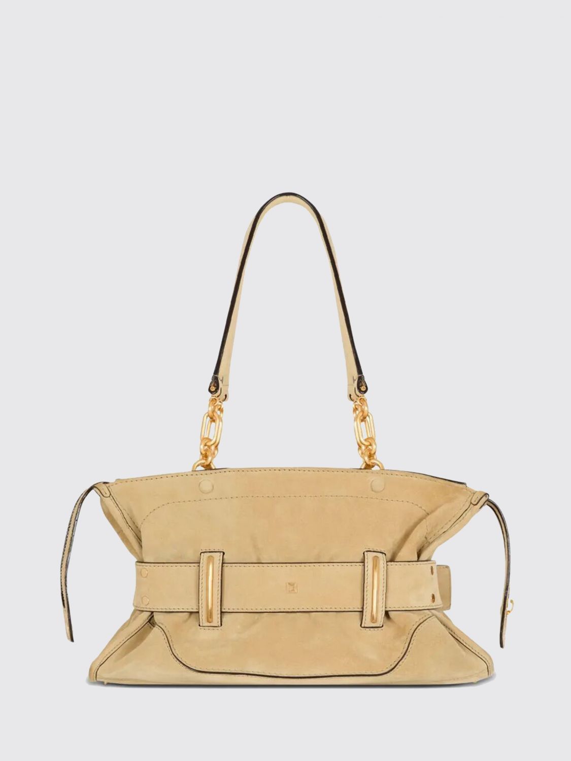 Balmain Balmain Shoulder Bag Woman Beige Size ONE SIZE - 3 Thumbnail