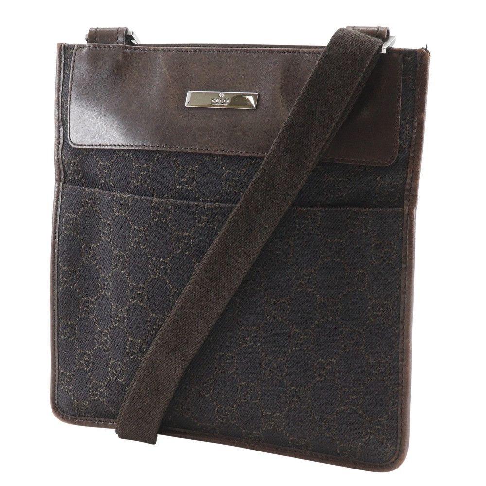 Gucci Gucci Gucci GG Canvas Shoulder Bag Textile Shoulder Bag 27639 DUTY FREE for USA Size ONE SIZE - 2 Thumbnail