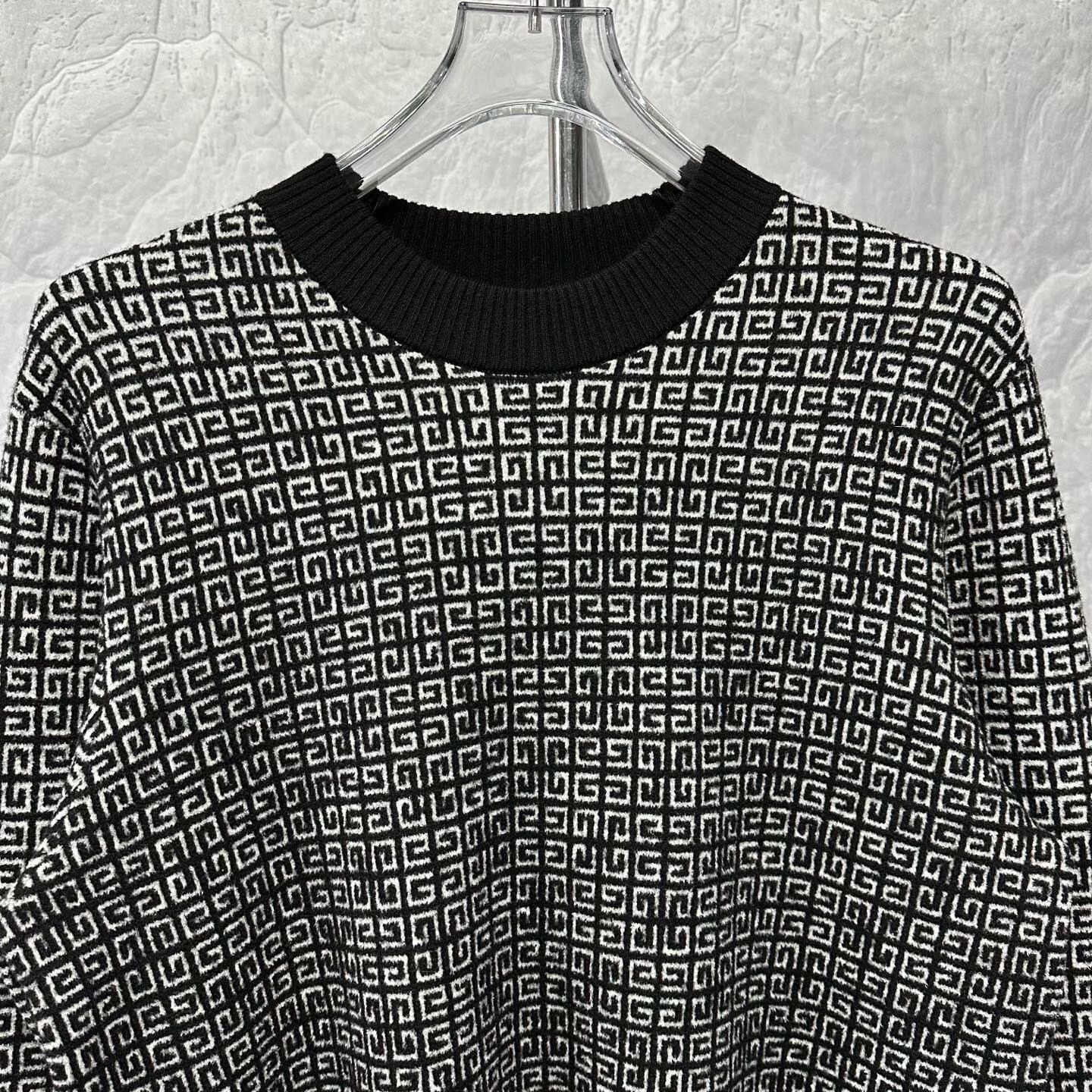 Givenchy givenchy logo knit wool sweater in black Size XS / US 0-2 / IT 36-38 - 2 Thumbnail