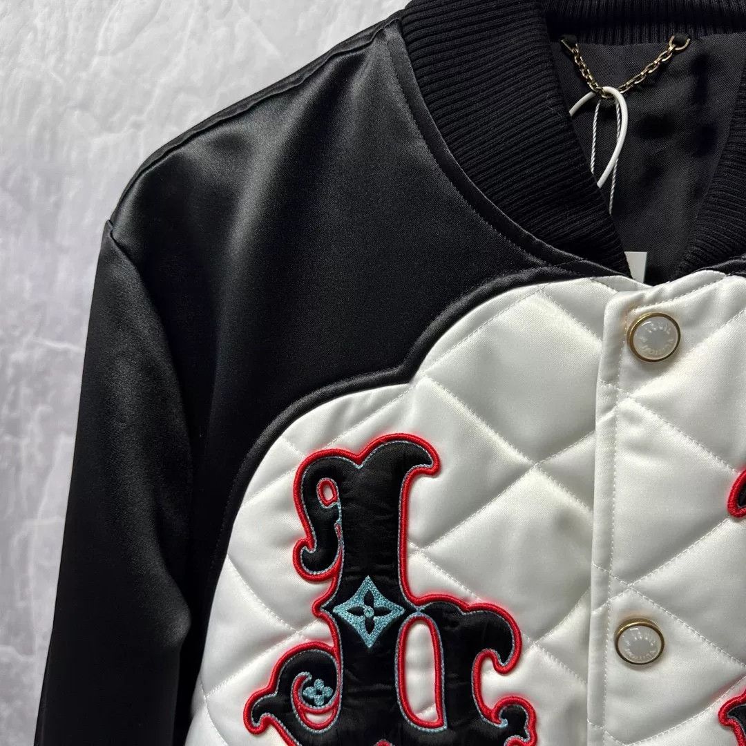 Louis Vuitton louis vuitton ss24 embroidered baseball jacket Size US L / EU 52-54 / 3 - 3 Thumbnail